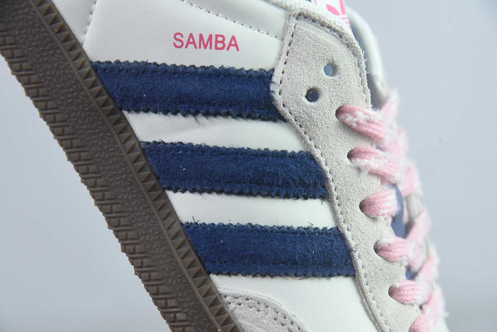 阿迪达斯/Adidas Originals Samba 桑巴舞系列 三叶草 绅士德训足球风百搭低帮 纯原版本 货号:KH5899 实拍细节图