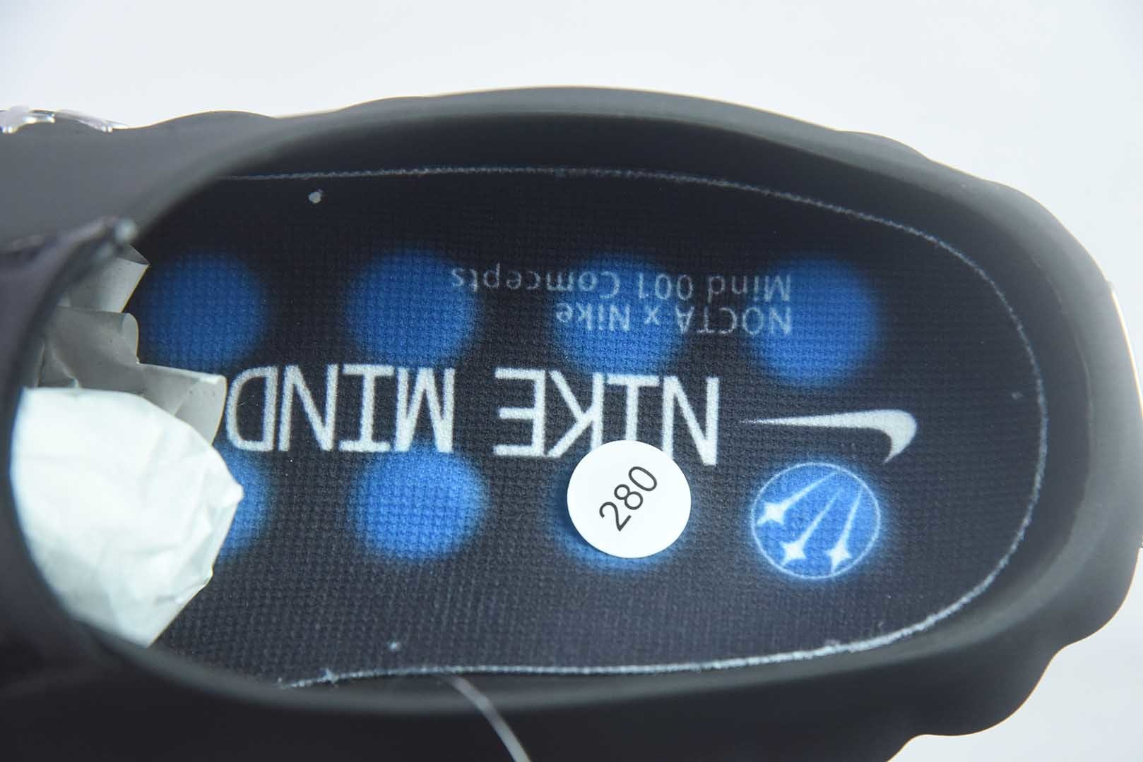 S2纯原版本NOCTA x 耐克 NIKE MIND 001 Drake热卖 克罗心 黑色 纯原版本 货号：HY5028-200 实拍细节图