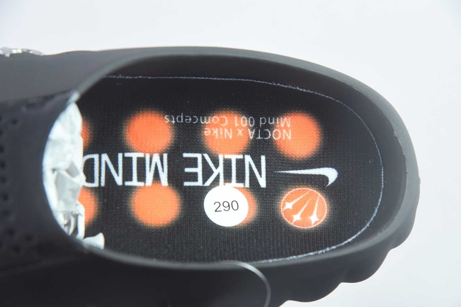 S2纯原版本NOCTA x 耐克 NIKE MIND 001 Drake热卖 克罗心 黑色 纯原版本 货号:HY5028-002 实拍细节图