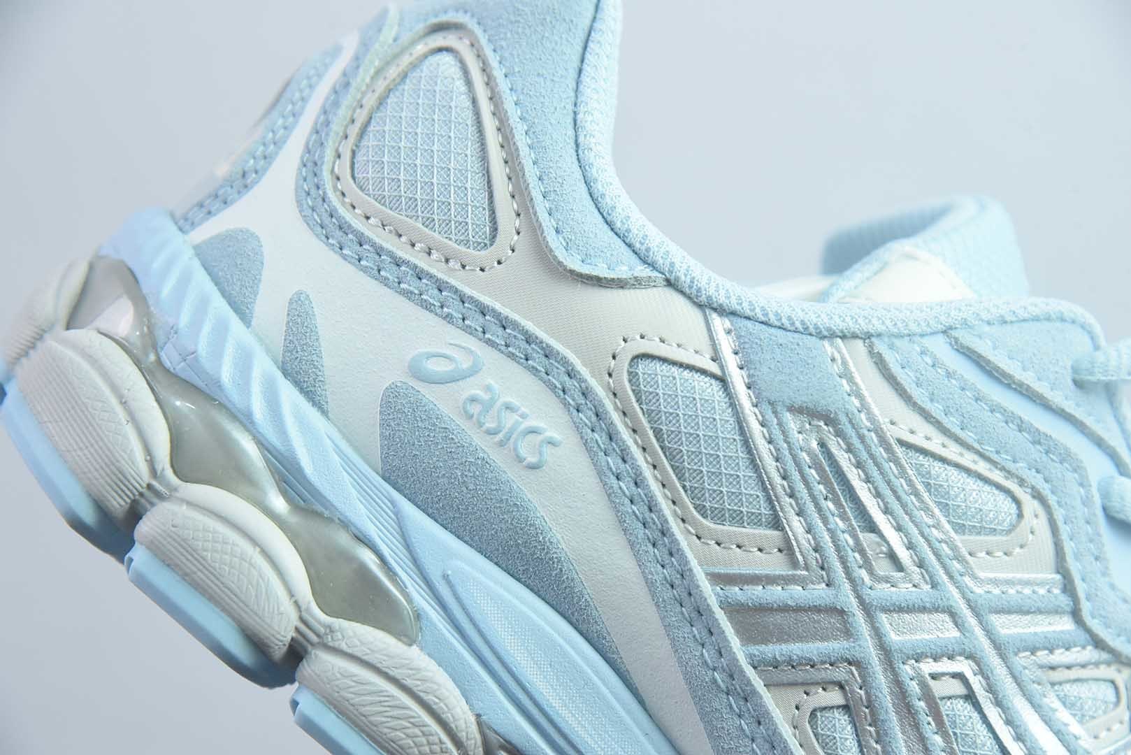 ASICS GEL-NYC 亚瑟士 透气网眼鞋面 配合部分合成革材质 采用全新AHAR 纯原版本 货号:1203A739-401 实拍细节图
