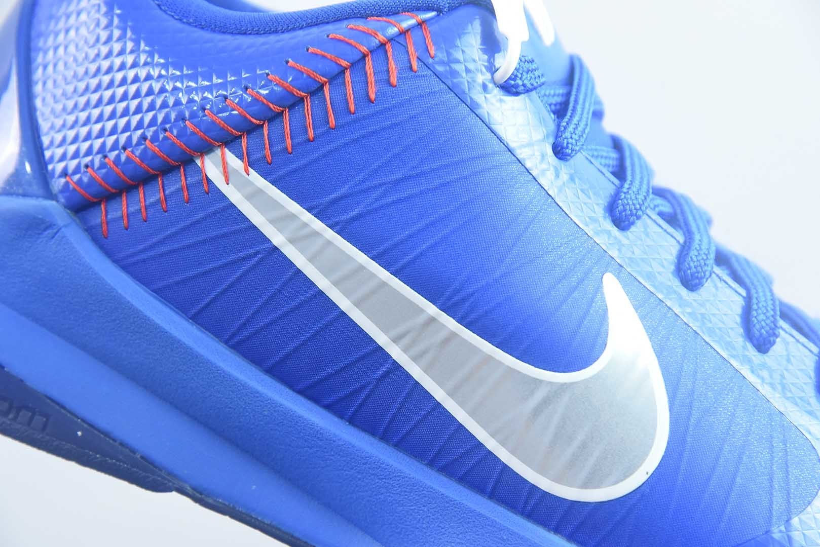 灭世/Max 耐克 Nike Zoom Kobe ZK5 科比5代 道奇蓝 灭世海外球员版 纯原版本 货号:IO6256-400 实拍细节图
