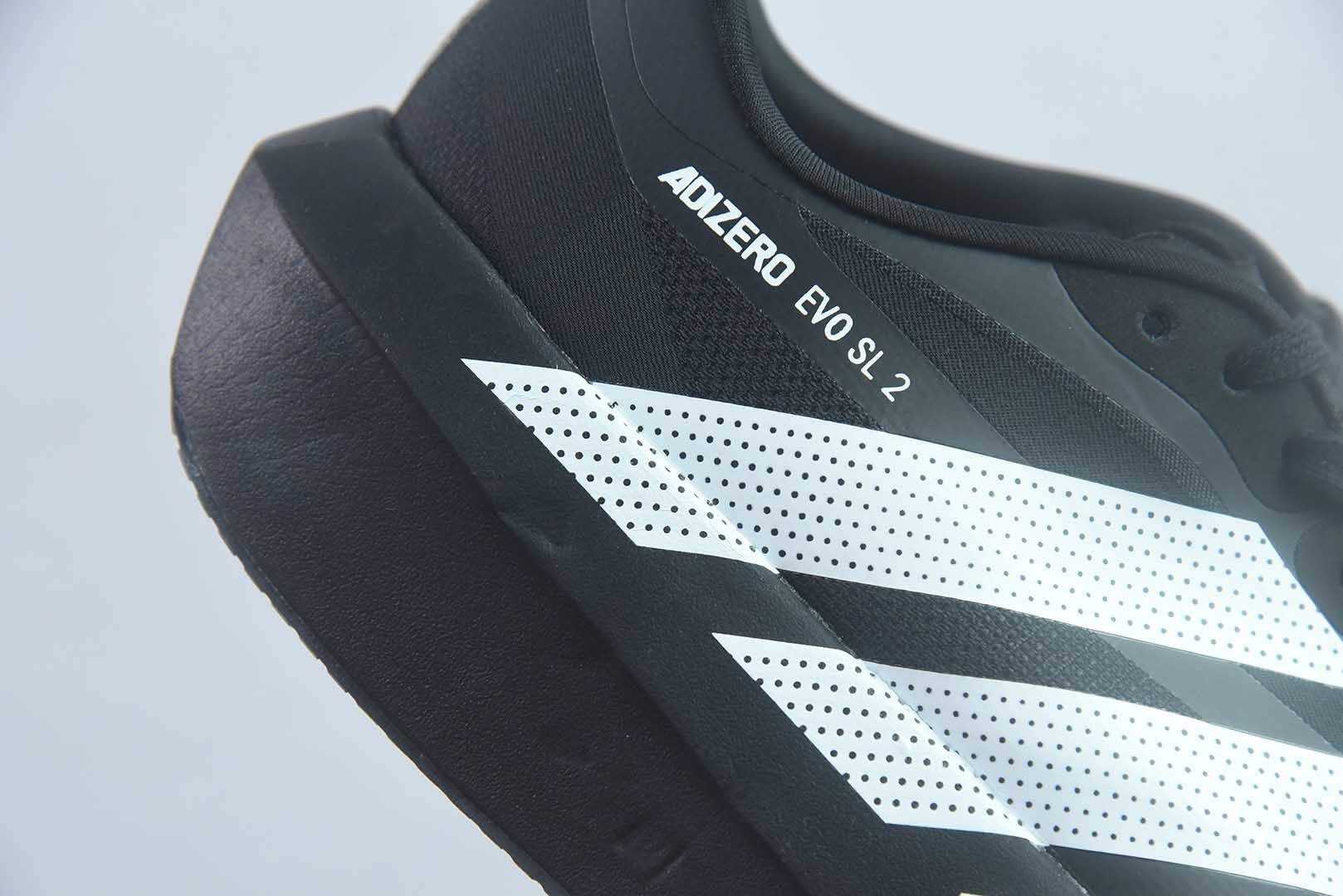 阿迪达斯 Adidas Adizero Evo 2 SL 货号:JD7128 50阿迪超轻透气缓震跑鞋 纯原版本 实拍细节图
