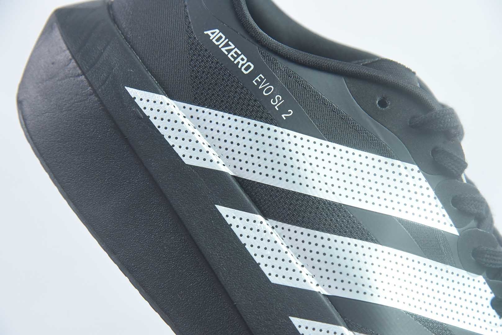 阿迪达斯 Adidas Adizero Evo 2 SL 货号:KF2632 50阿迪超轻透气缓震跑鞋 纯原版本 实拍细节图