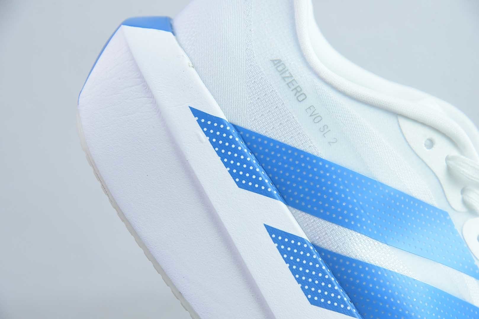 阿迪达斯 Adidas Adizero Evo 2 SL 货号:HS4282 50阿迪超轻透气缓震跑鞋 纯原版本 实拍细节图