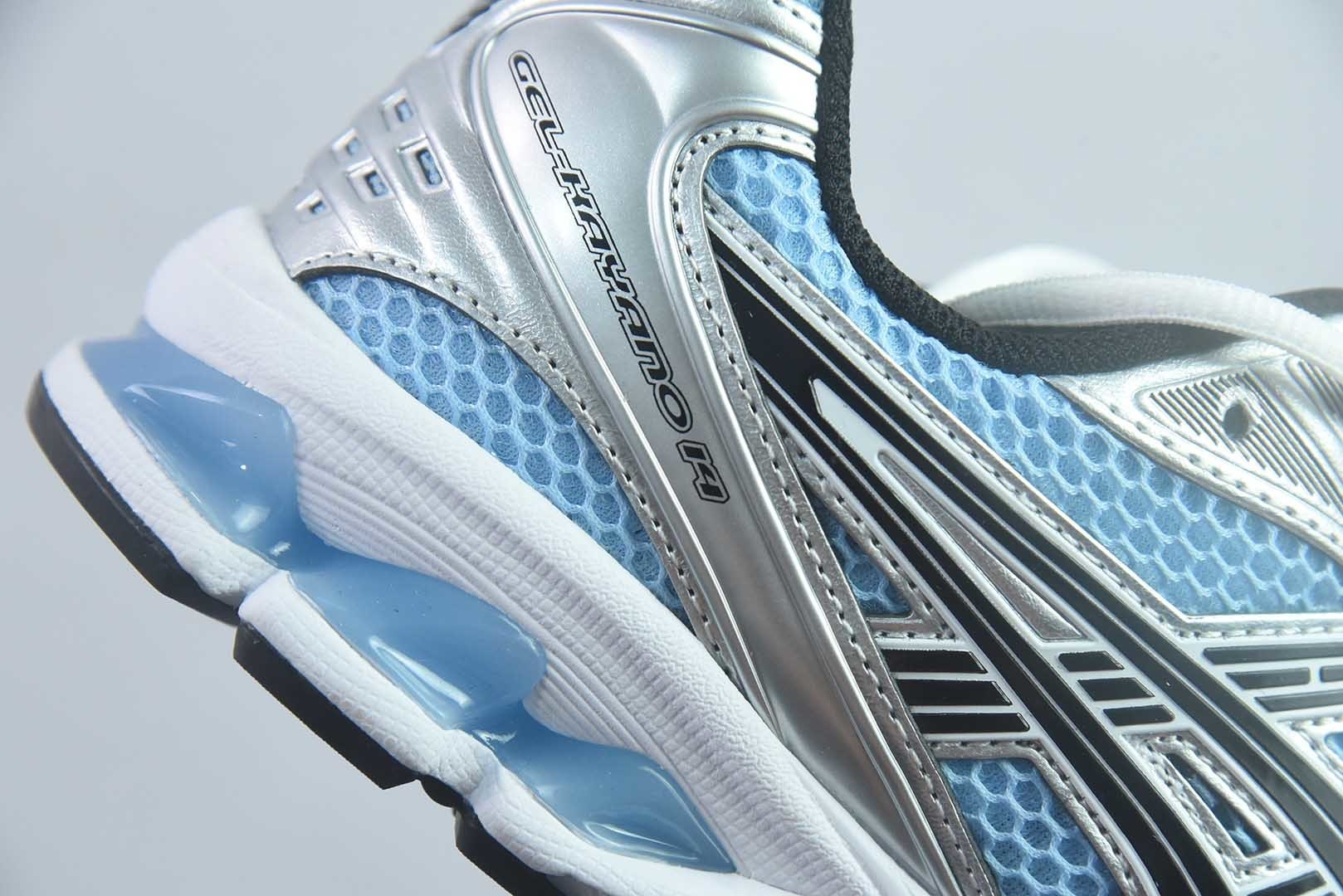 总裁纯原 Asics 亚瑟士 GEL-Kayano 14 低帮运动休闲跑步鞋 银蓝 货号:1203A537-400 实拍细节图
