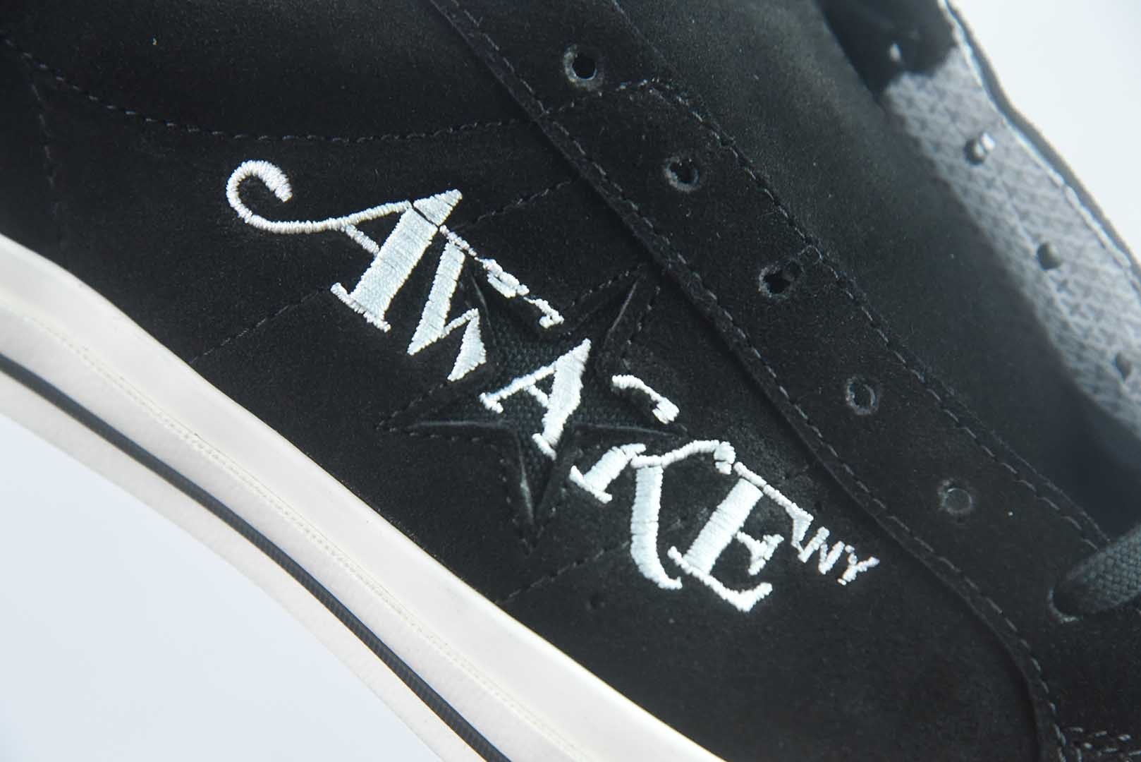 Awake NY x 匡威 Converse One Star Pro 货号:A07143C 黑白 纯原版本 实拍细节图