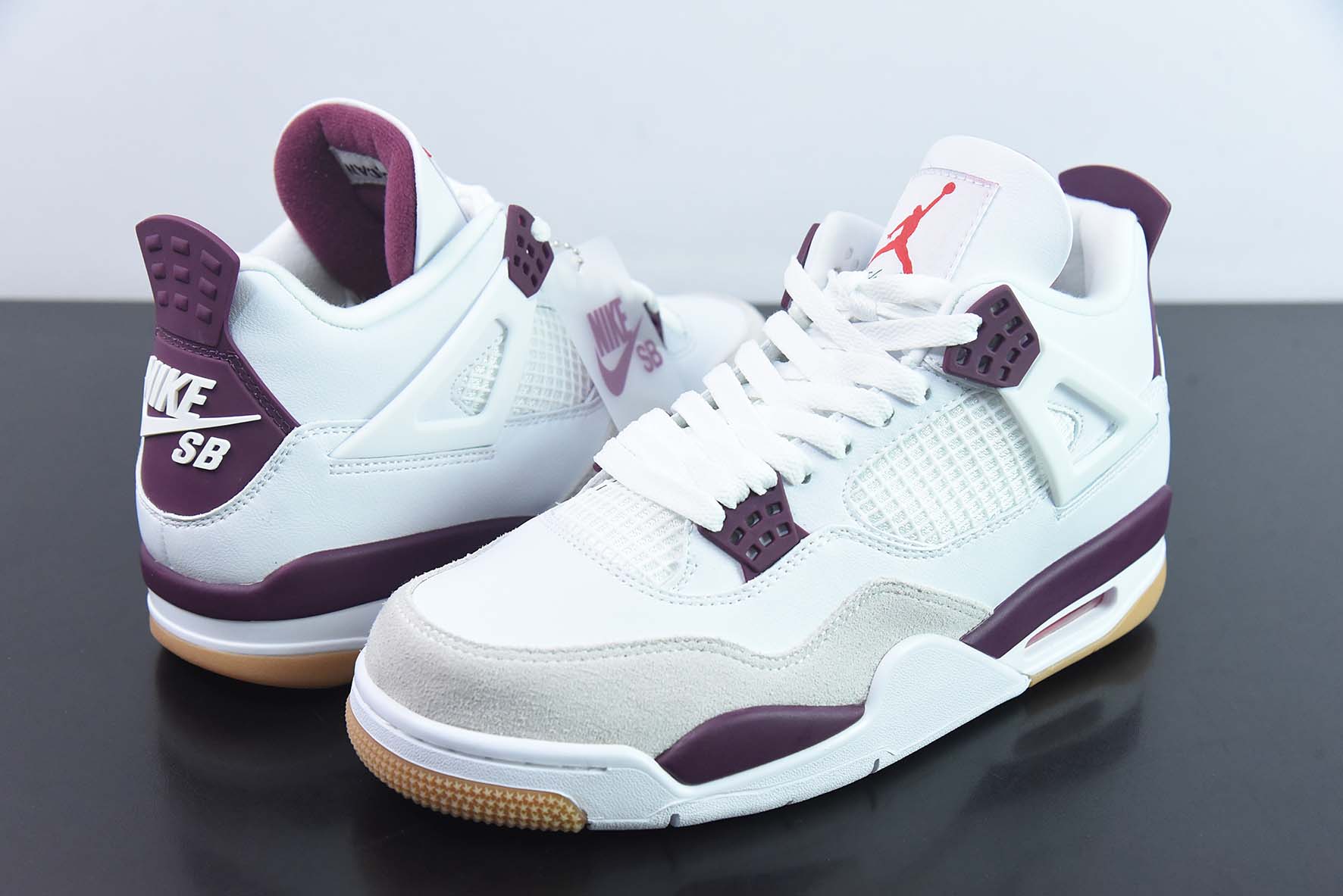 耐克 Nike SB x Air Jordan 4 纯原版本 货号:DR5415-500 实拍细节图