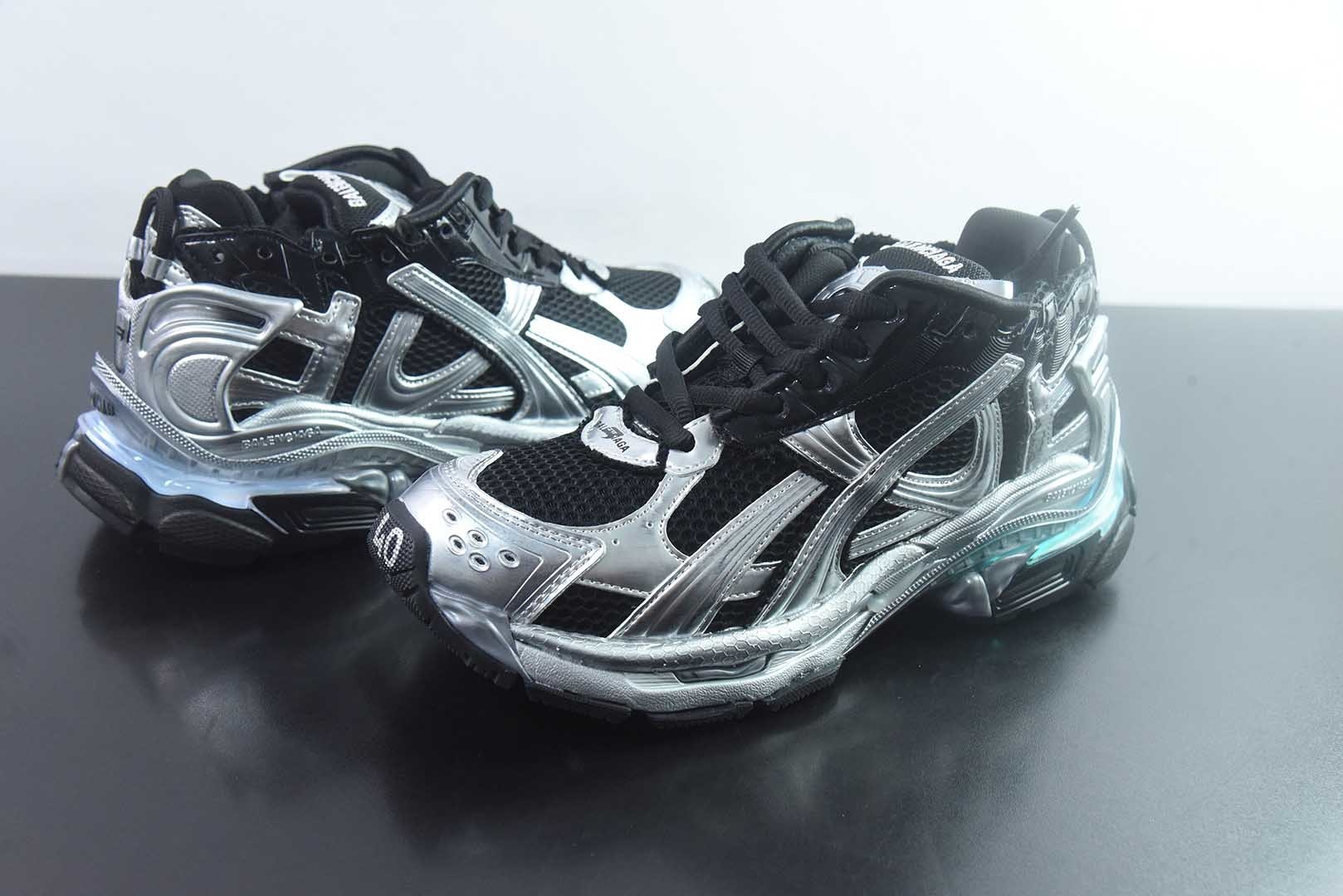 巴黎世家 七代半灯鞋Balenciaga ok巴黎7.5巴黎世家 最新配色潮流复古休闲鞋:35-46 纯原版本 实拍细节图