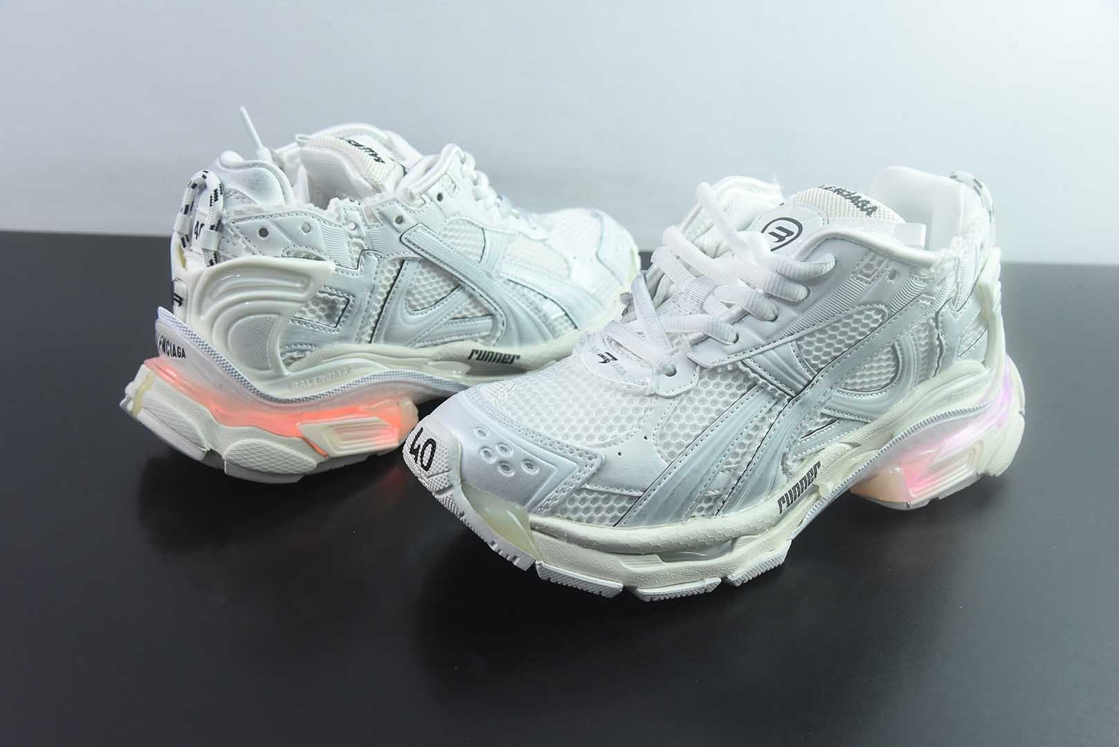 巴黎世家 七代半灯鞋Balenciaga ok巴黎7.5巴黎世家 最新配色潮流复古休闲鞋:35-46 纯原版本 实拍细节图
