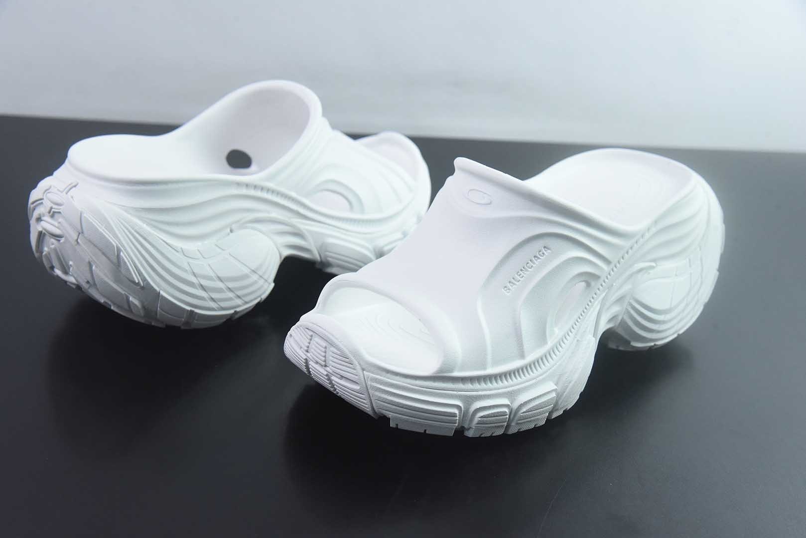 【纯原版】巴黎世家Balenciaga 6xl厚底拖鞋 纯原版本 实拍细节图