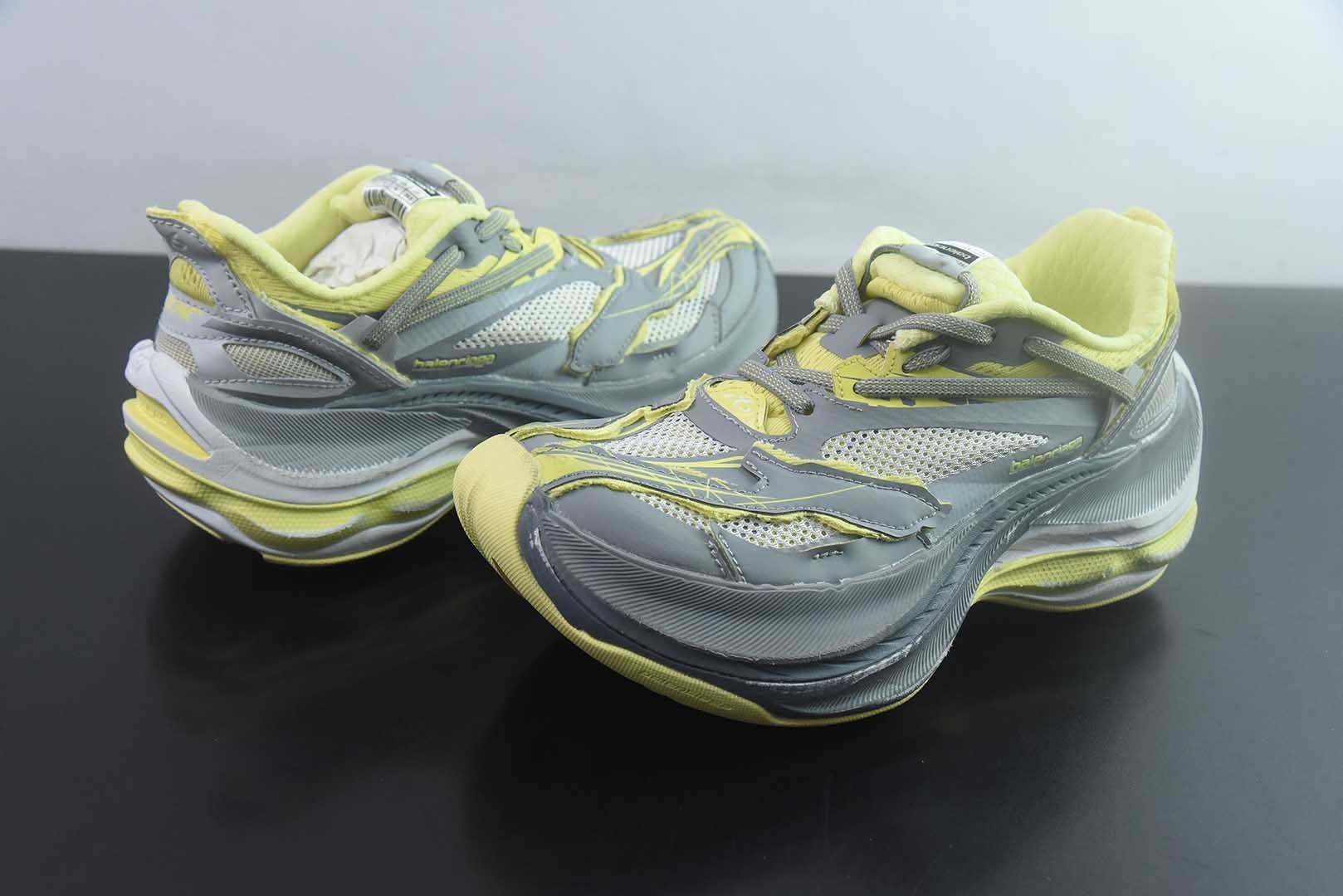 Balenciaga/巴黎世家 26代 时尚休闲老爹鞋/土黄 纯原版本 实拍细节图