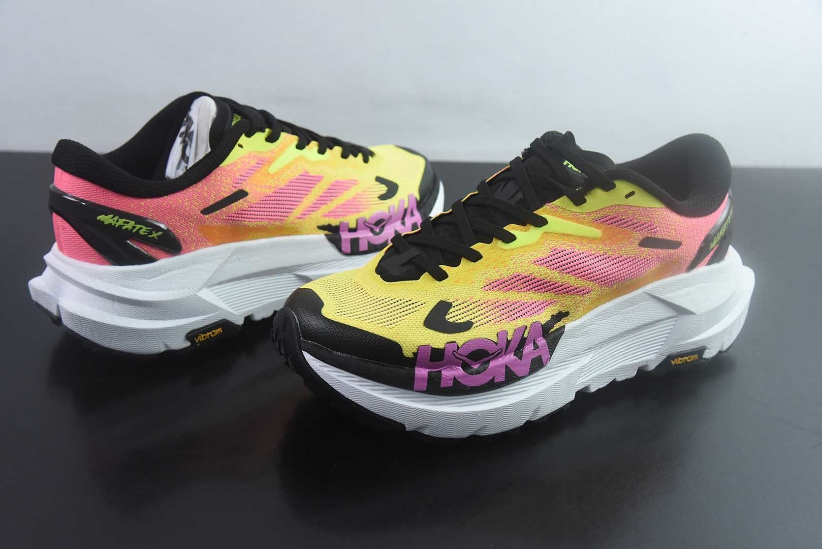 Hoka Mafate X 马法特厚底轻量山地跑步鞋 低帮专业越野跑步鞋 实拍首发 纯原版本 货号:1161990 实拍细节图