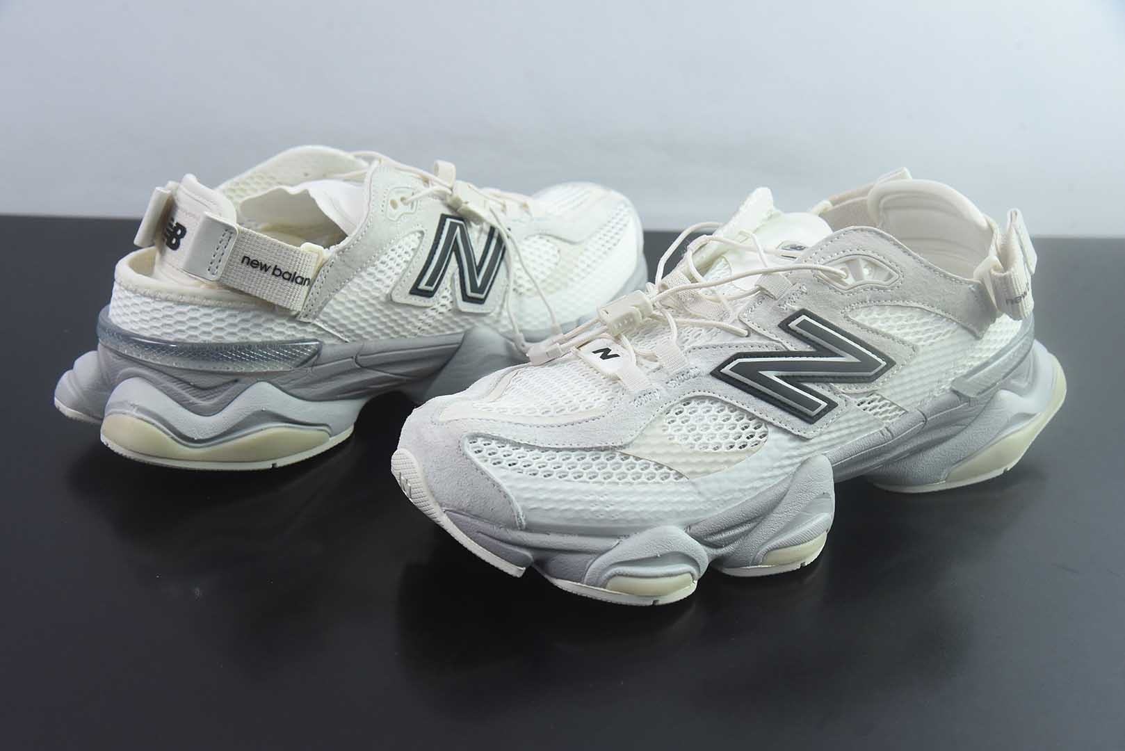 纯原版/C版 新百伦系列 NB9060一脚蹬穆勒凉拖鞋米白棕 凉鞋 半拖 纯原版本 货号:U90609IH 实拍细节图