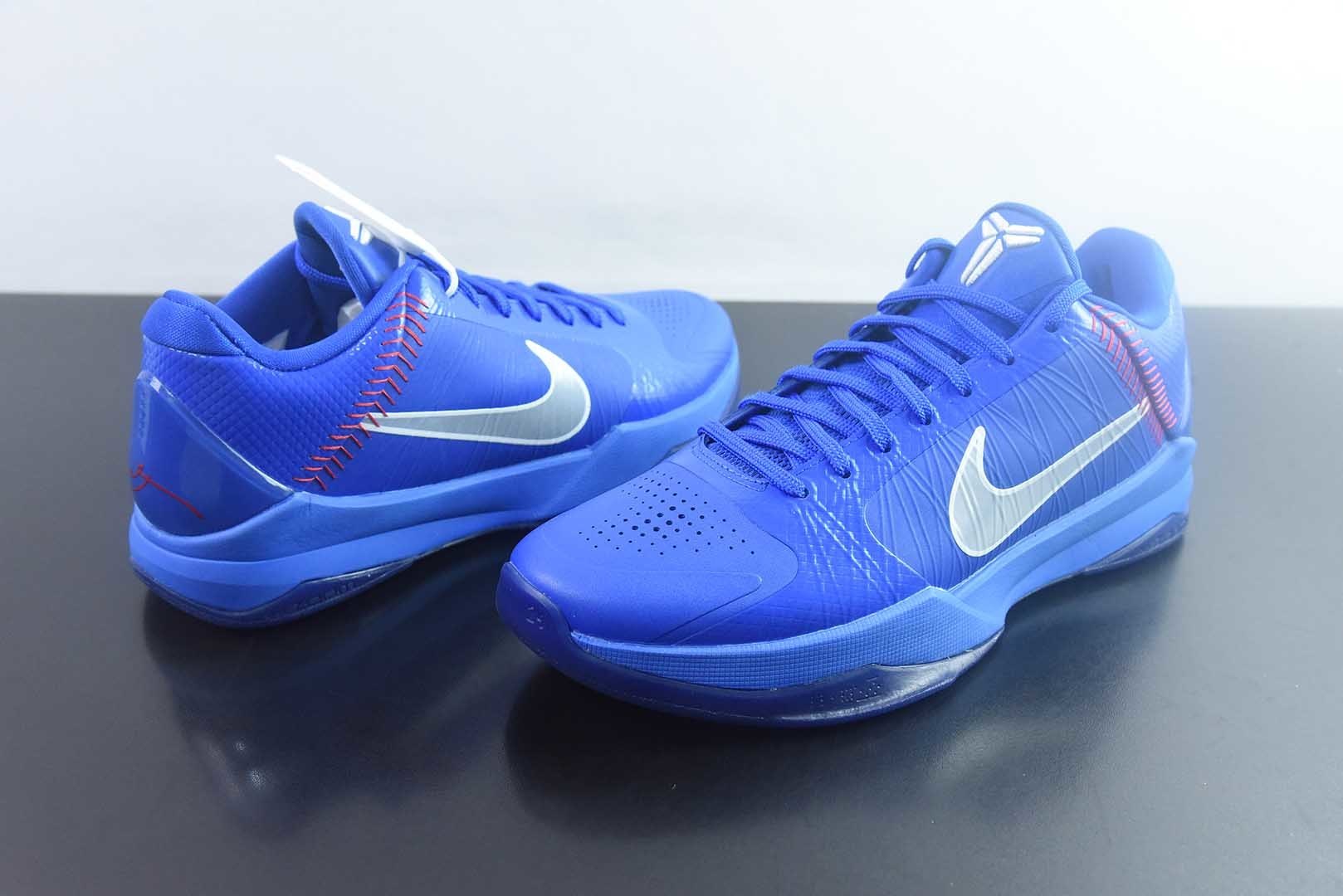 灭世/Max 耐克 Nike Zoom Kobe ZK5 科比5代 道奇蓝 灭世海外球员版 纯原版本 货号:IO6256-400 实拍细节图
