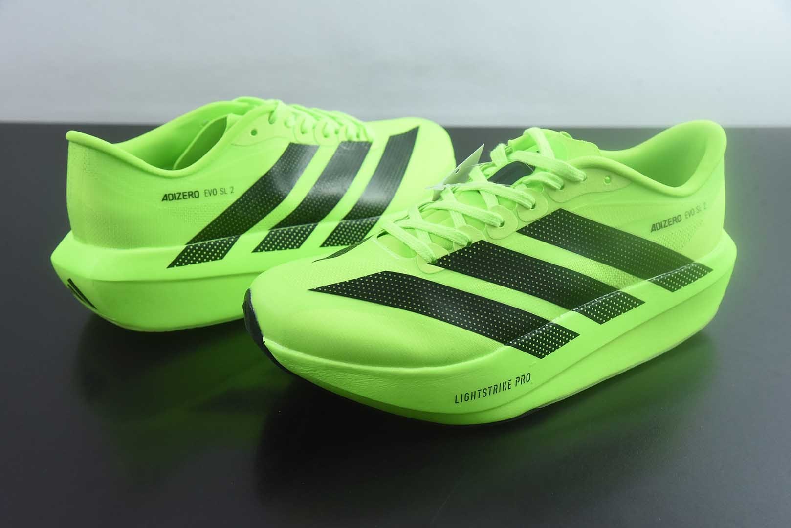 阿迪达斯 Adidas Adizero Evo 2 SL 货号:DH2028 50阿迪超轻透气缓震跑鞋 纯原版本 实拍细节图