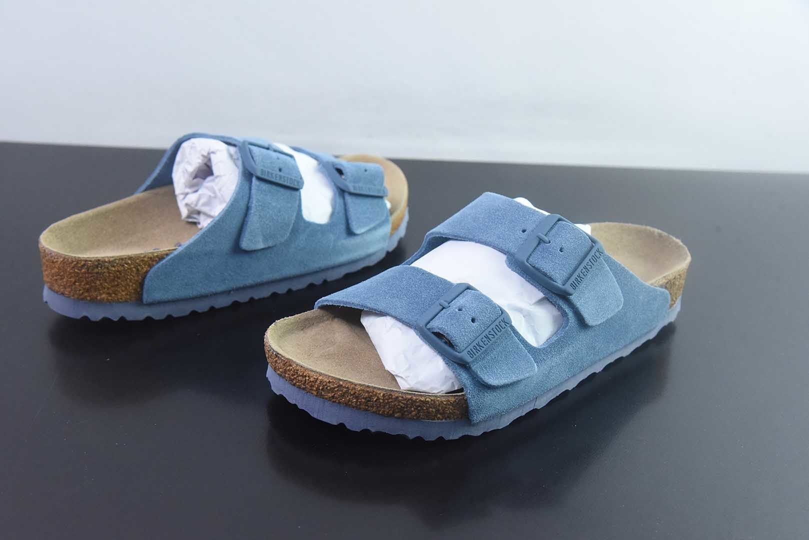 Birkenstock Boston 博肯/勃肯 系列上架 牛皮绒面革平底复古软木休闲鞋 二字拖鞋 纯原版本 实拍细节图