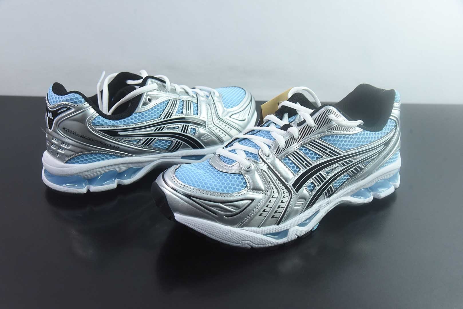 总裁纯原 Asics 亚瑟士 GEL-Kayano 14 低帮运动休闲跑步鞋 银蓝 货号:1203A537-400 实拍细节图