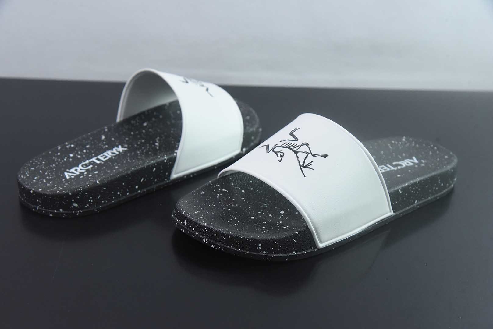 Arcteryx Slipper PRO M 始祖鸟一字拖鞋 泼墨街头潮牌沙滩拖鞋 纯原版本 实拍细节图