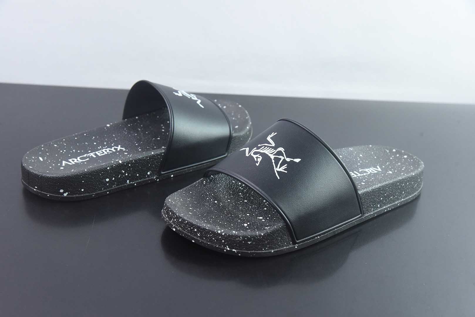 Arcteryx Slipper PRO M 始祖鸟一字拖鞋 泼墨街头潮牌沙滩拖鞋 纯原版本 实拍细节图