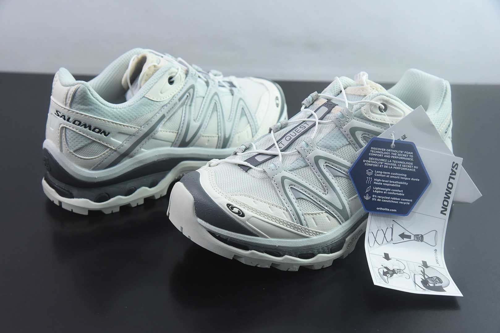 Salomon XT-Quest ADV "Beige" 萨洛蒙 探索者系列户外越野跑鞋 纯原版本 货号:491324 Size 实拍细节图