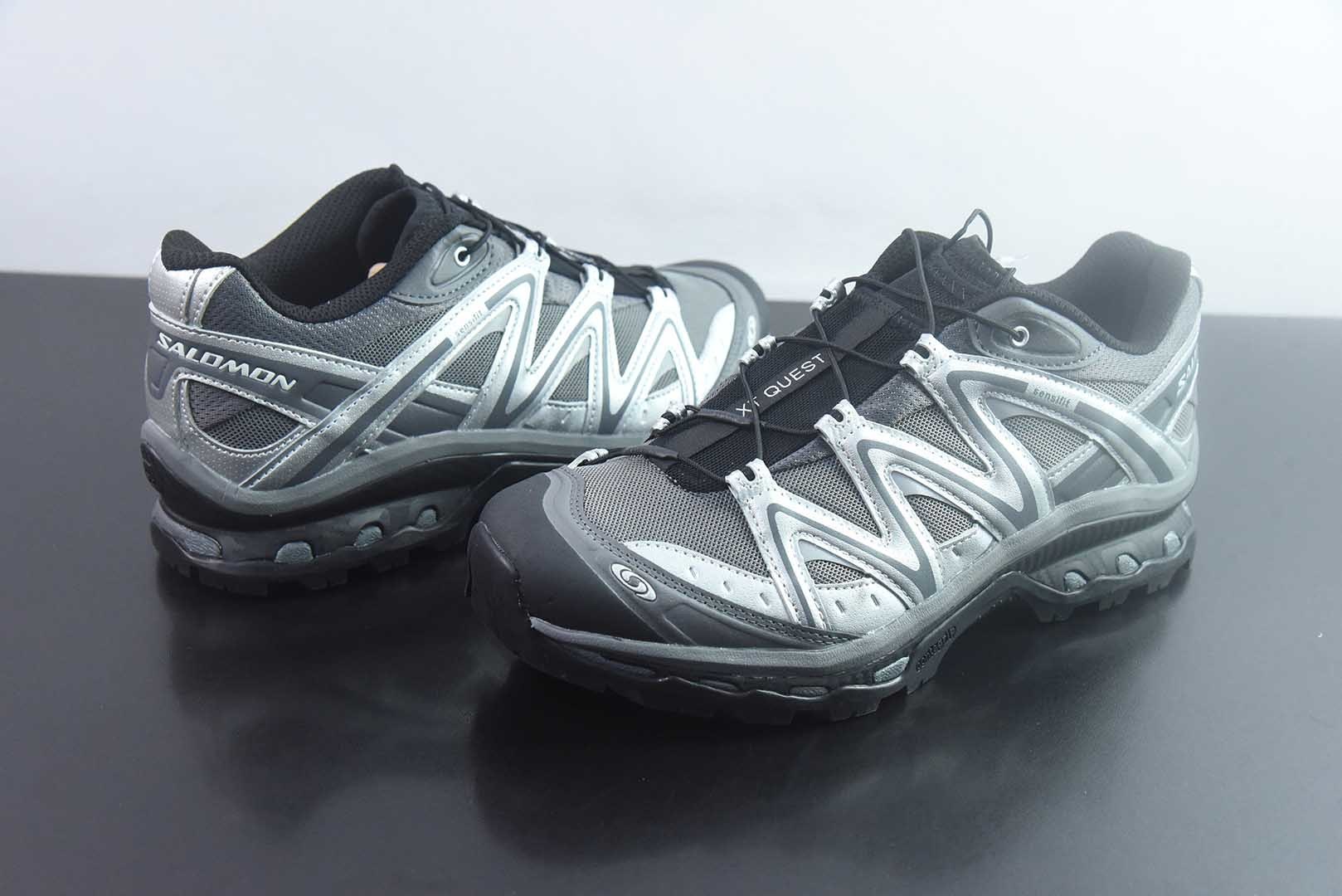 SALOMON/萨洛蒙 XT-Quest GTX 机能 户外 越野登山 户外运动跑鞋/灰色 灰银 纯原版本 货号:491716 实拍细节图