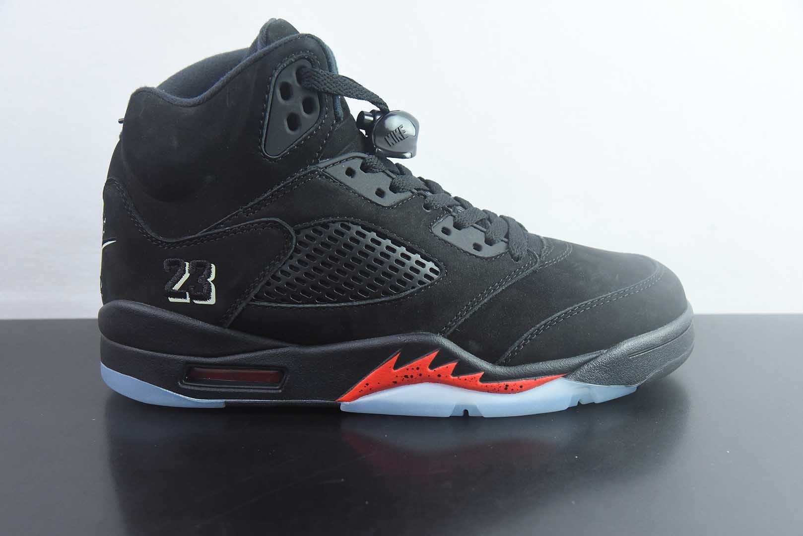 纯原 乔丹 Air Jordan 5 Retro AJ5 乔5 男子文化篮球鞋 万圣节 货号:HQ7978-001 原鞋原纸板开发 原厂材料 原档案数据精美电绣 纸板中底 钢印 等诸多细节均一一还原 实拍细节图