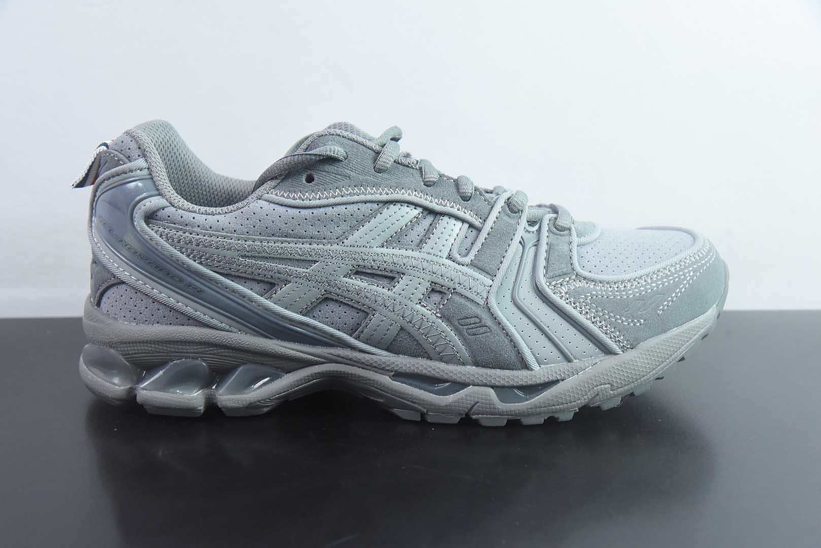 纯原 THOM BROWNE 汤姆·布朗 × Asics 亚瑟士 GEL-Kayano 14 联名款低帮运动休闲跑步鞋 1203B110-020 头部一线大厂出品 真正原版开发 高端零售专供品质 区别市面先行通货版本注意⚠️售后需配件完整 实拍细节图