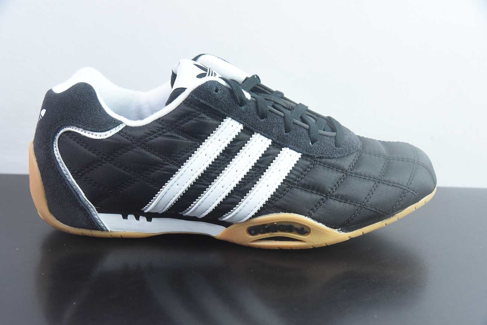 阿迪达斯 Adidas Originals Adiracer Lo 潮流防滑耐磨休闲跑步鞋 货号:黑色生胶JQ5757 纯原版本 实拍细节图
