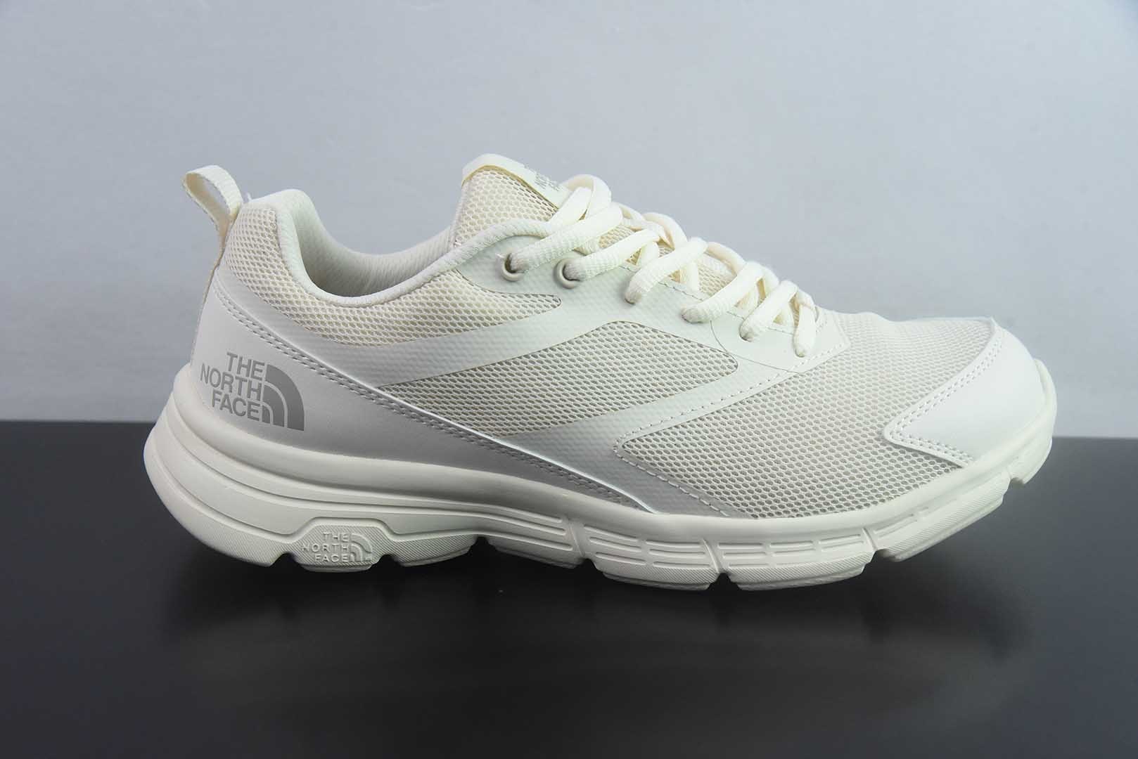 北面 THE NORTH FACE LAY STRIDE 体考舒适柔软涤纶合成革 低帮 休闲 黄色跑步鞋 NS93R02B 纯原版本 货号：米色 实拍细节图