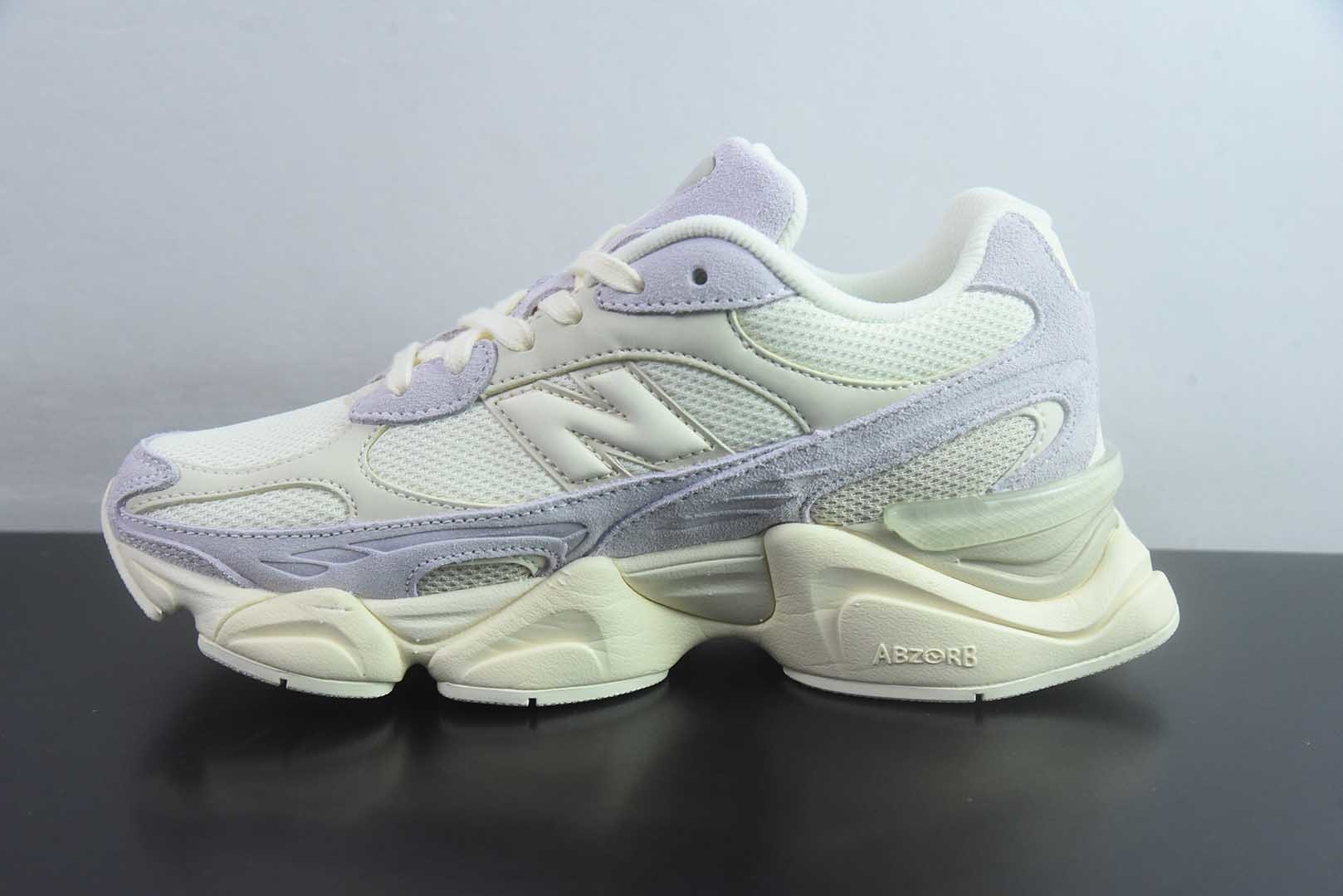 新百伦 New Balance NB9060 米白紫 U90607O1 实拍细节图