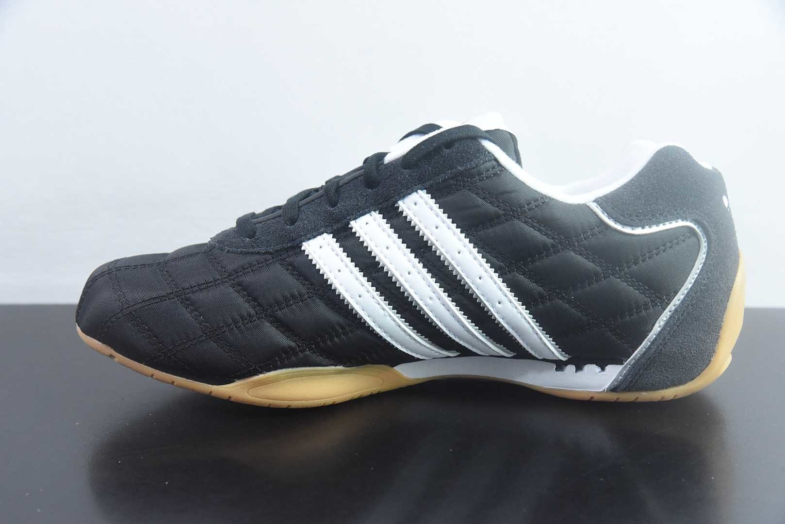 阿迪达斯 Adidas Originals Adiracer Lo 潮流防滑耐磨休闲跑步鞋 货号:黑色生胶JQ5757 纯原版本 实拍细节图