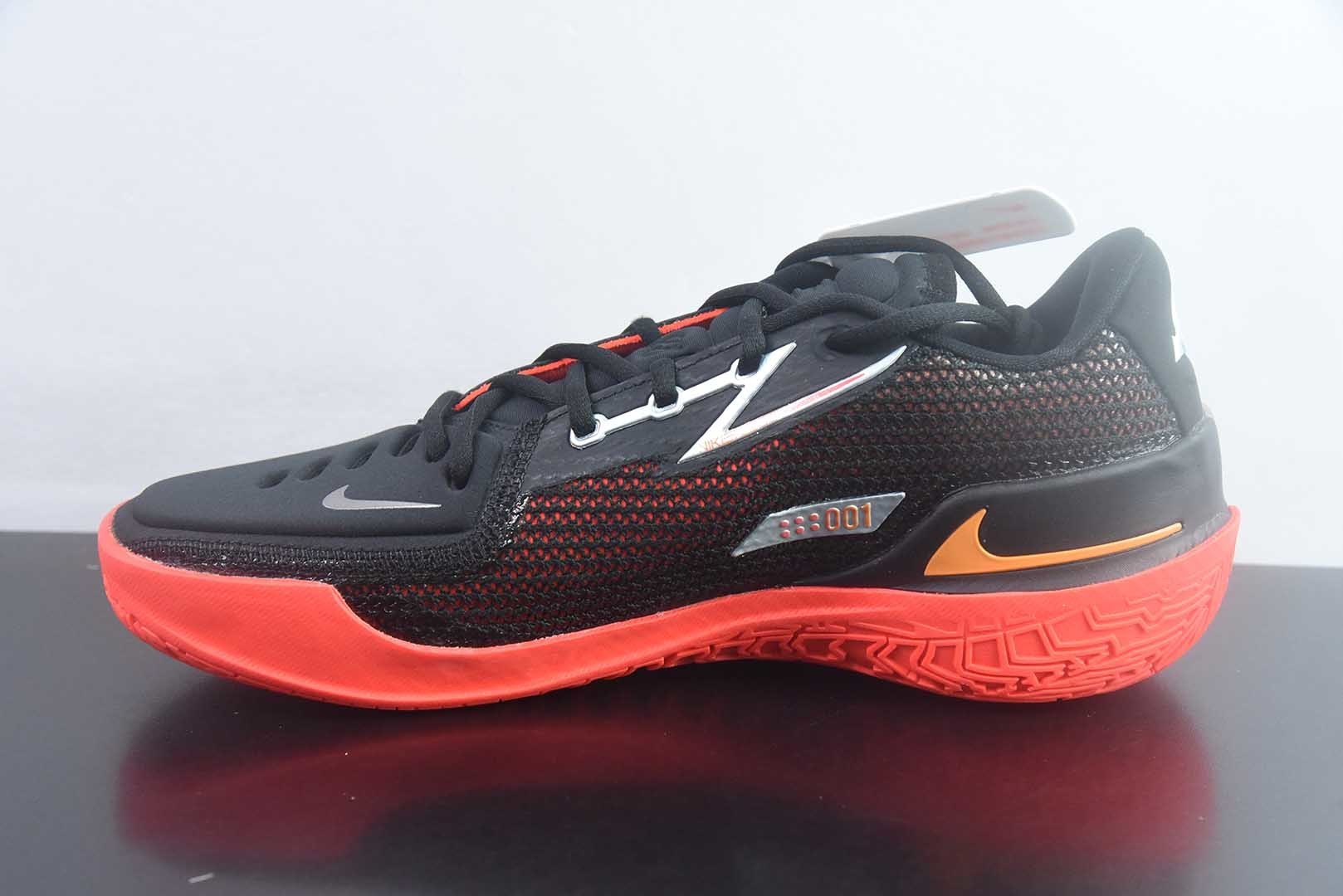 耐克 Nike Air Zoom G.T. Cut 实战篮球鞋 黑红橙 货号:CZ0176-007 纯原版本 实拍细节图