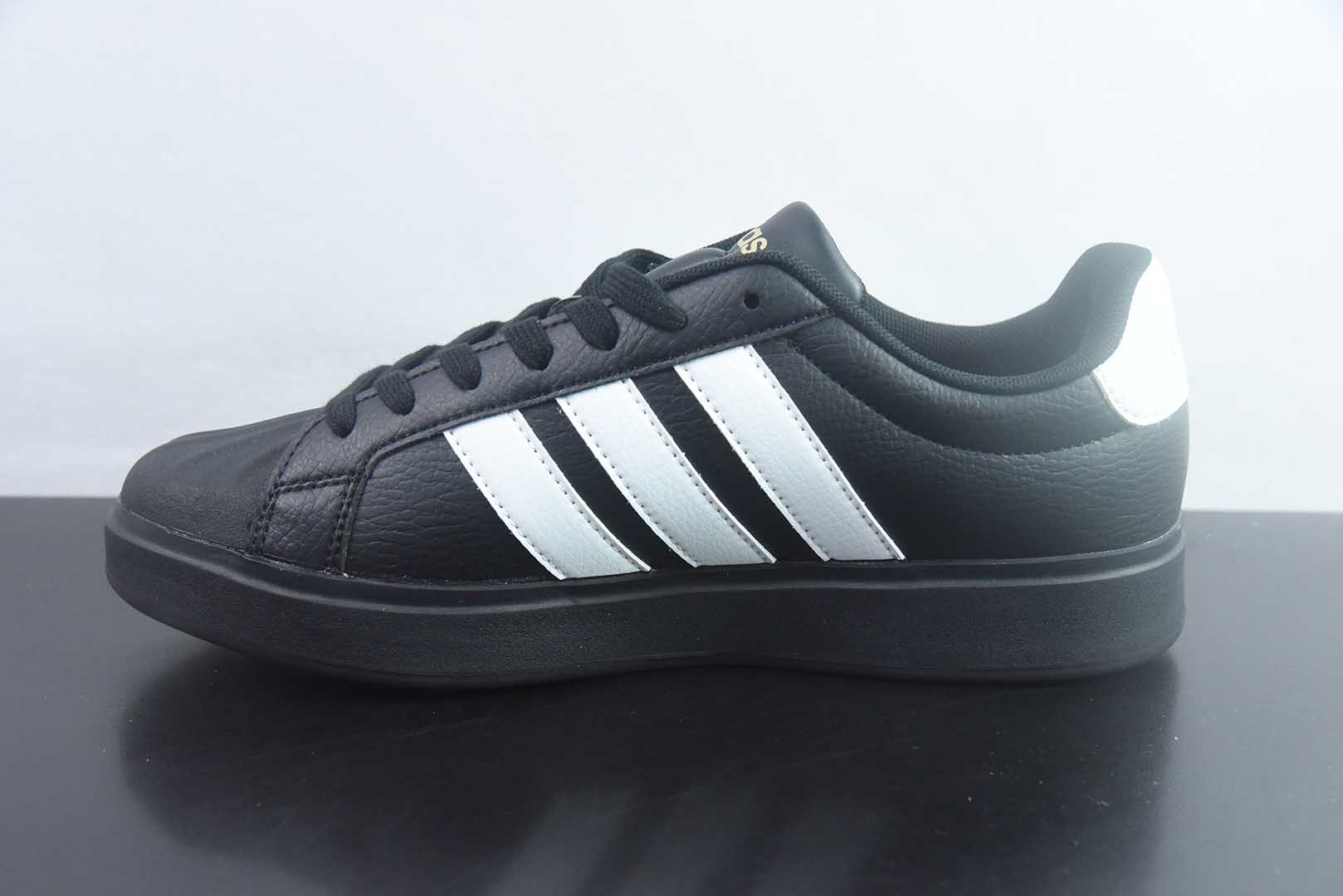 阿迪达斯 Adidas STREETTALK 贝壳头3.0 黑白低帮休闲板鞋 纯原版本 货号:JS5053 实拍细节图