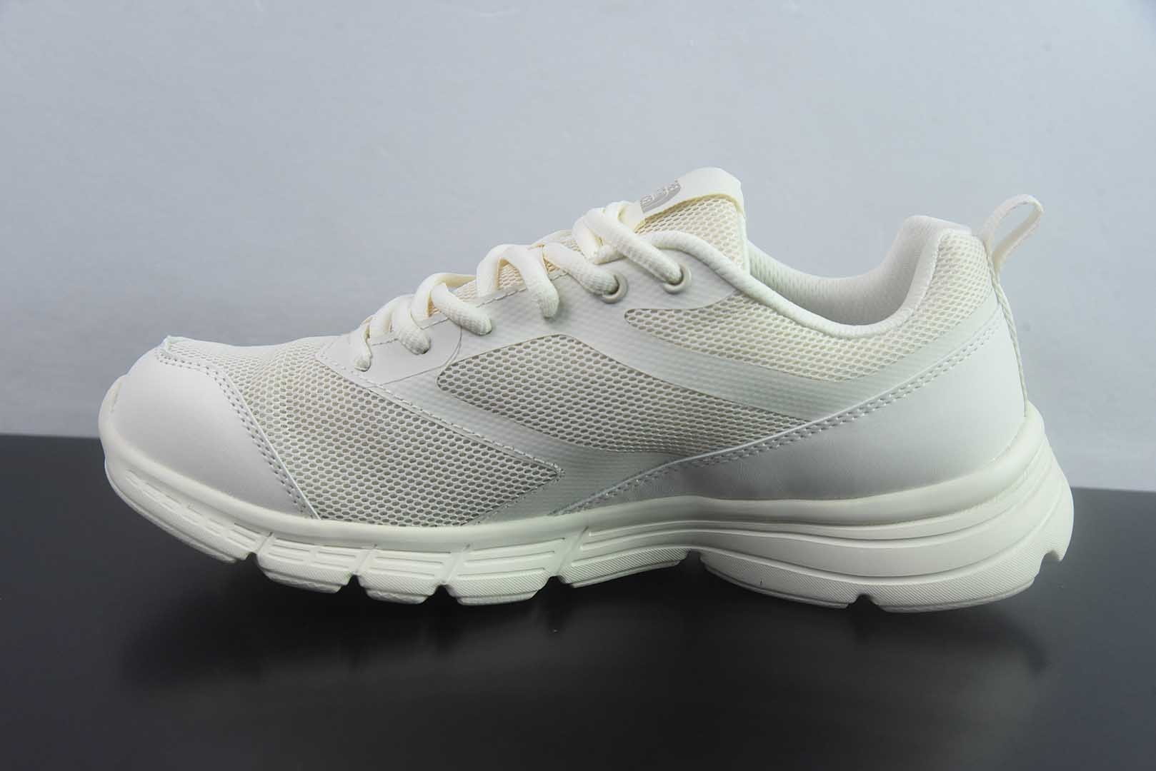 北面 THE NORTH FACE LAY STRIDE 体考舒适柔软涤纶合成革 低帮 休闲 黄色跑步鞋 NS93R02B 纯原版本 货号：米色 实拍细节图