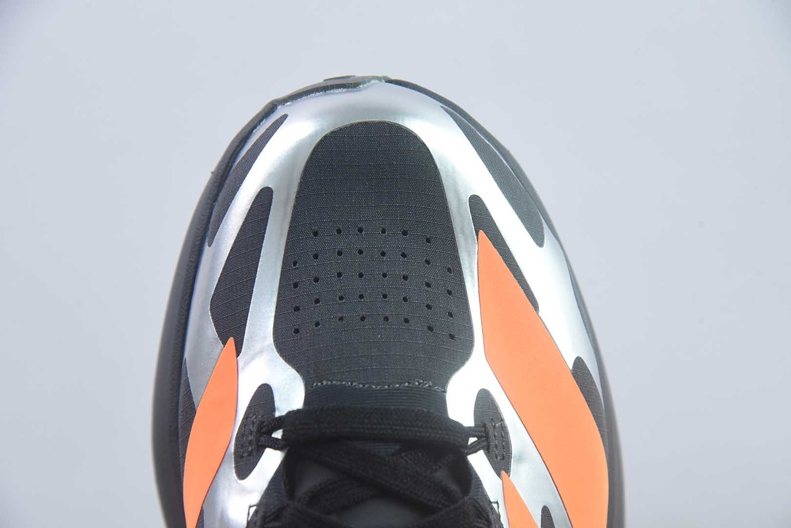 阿迪达斯 adidas Adizero Evo SL EXO贴合轻盈 织物回弹跑步鞋 男款货号：黑橙KI4766纯原版本 实拍细节图