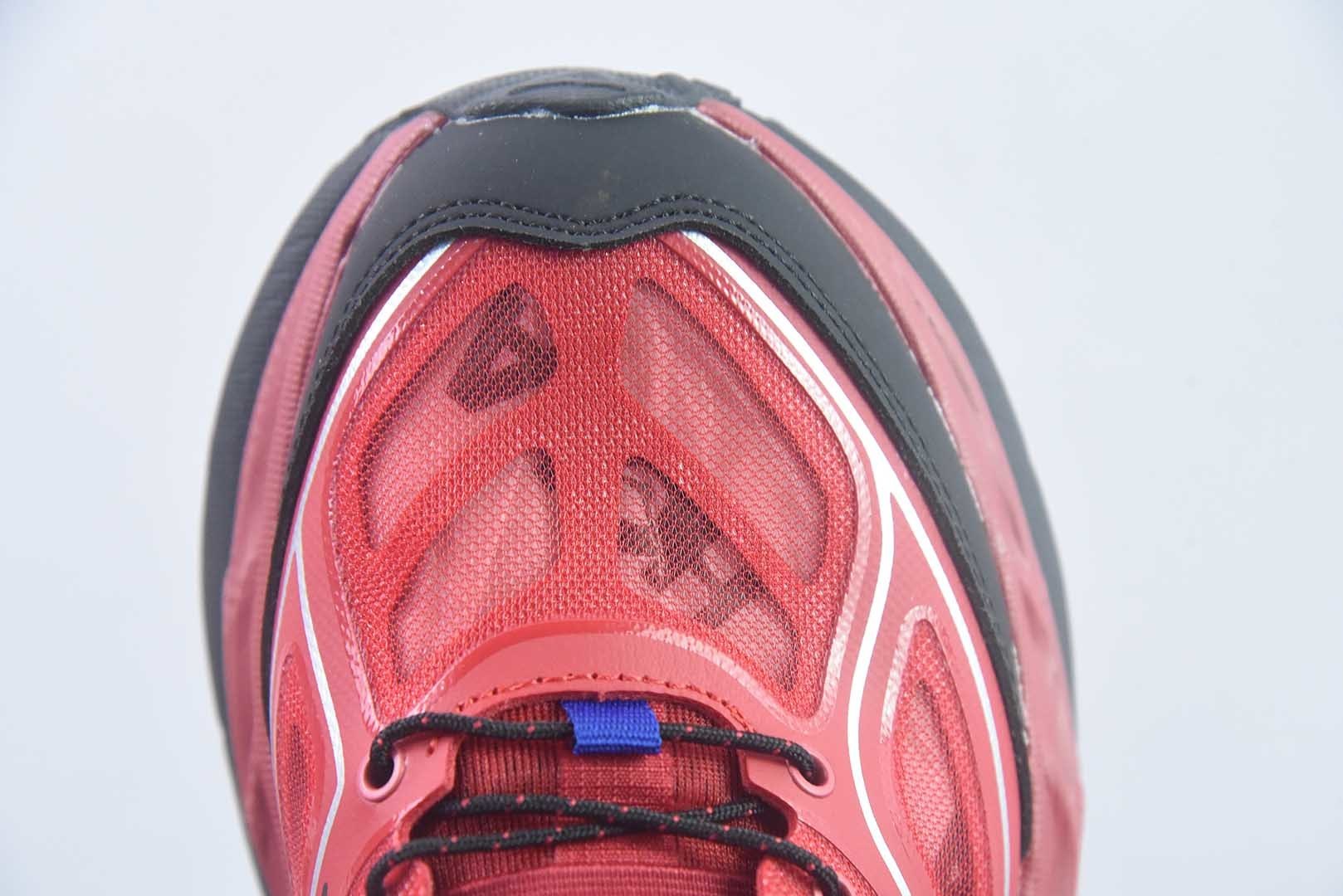 HOKA ONE ONE Stinson One7 斯丁森7代 舒适贴合 越野跑鞋 男女同款 红色 货号：1168931-PKY 纯原版本 实拍细节图