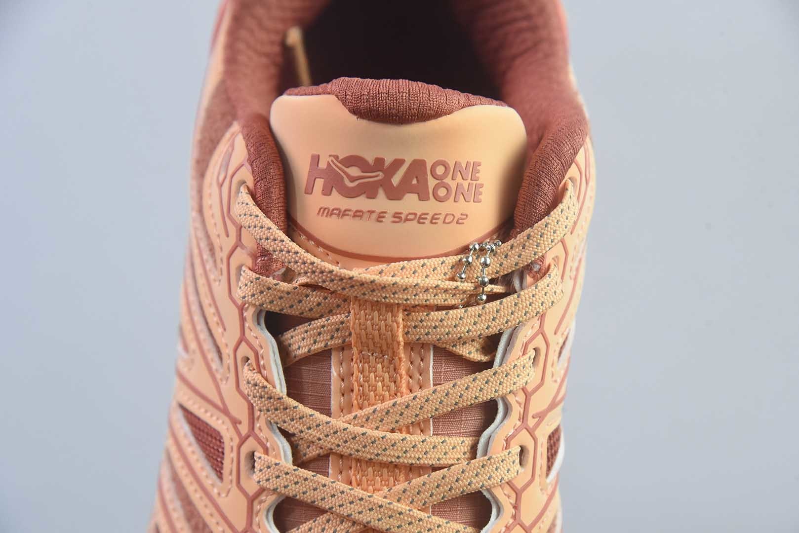 霍伽 HOKA ONE ONE Mafate Speed 2 TS Low 粉色低帮户外越野跑鞋 纯原版本 货号:1181770-PCHD 实拍细节图