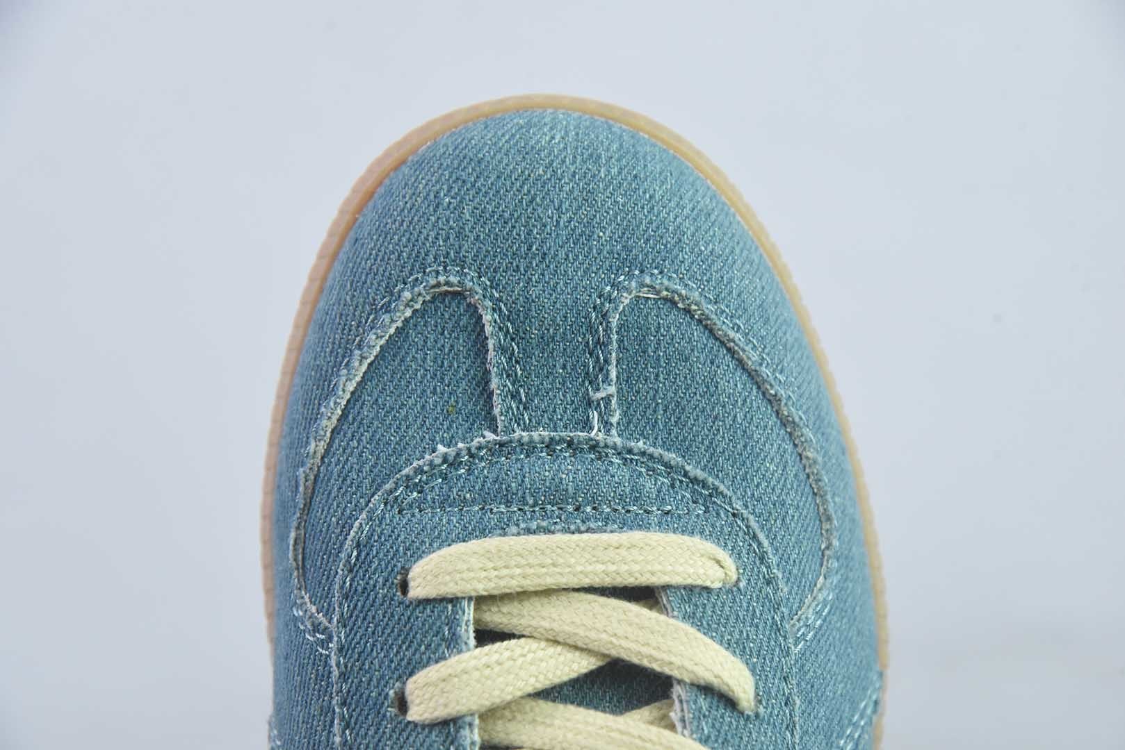 梅森马吉拉 Maison Margiela Replica 蓝色休闲低帮德训鞋 纯原版本 货号：DDN45062238 实拍细节图