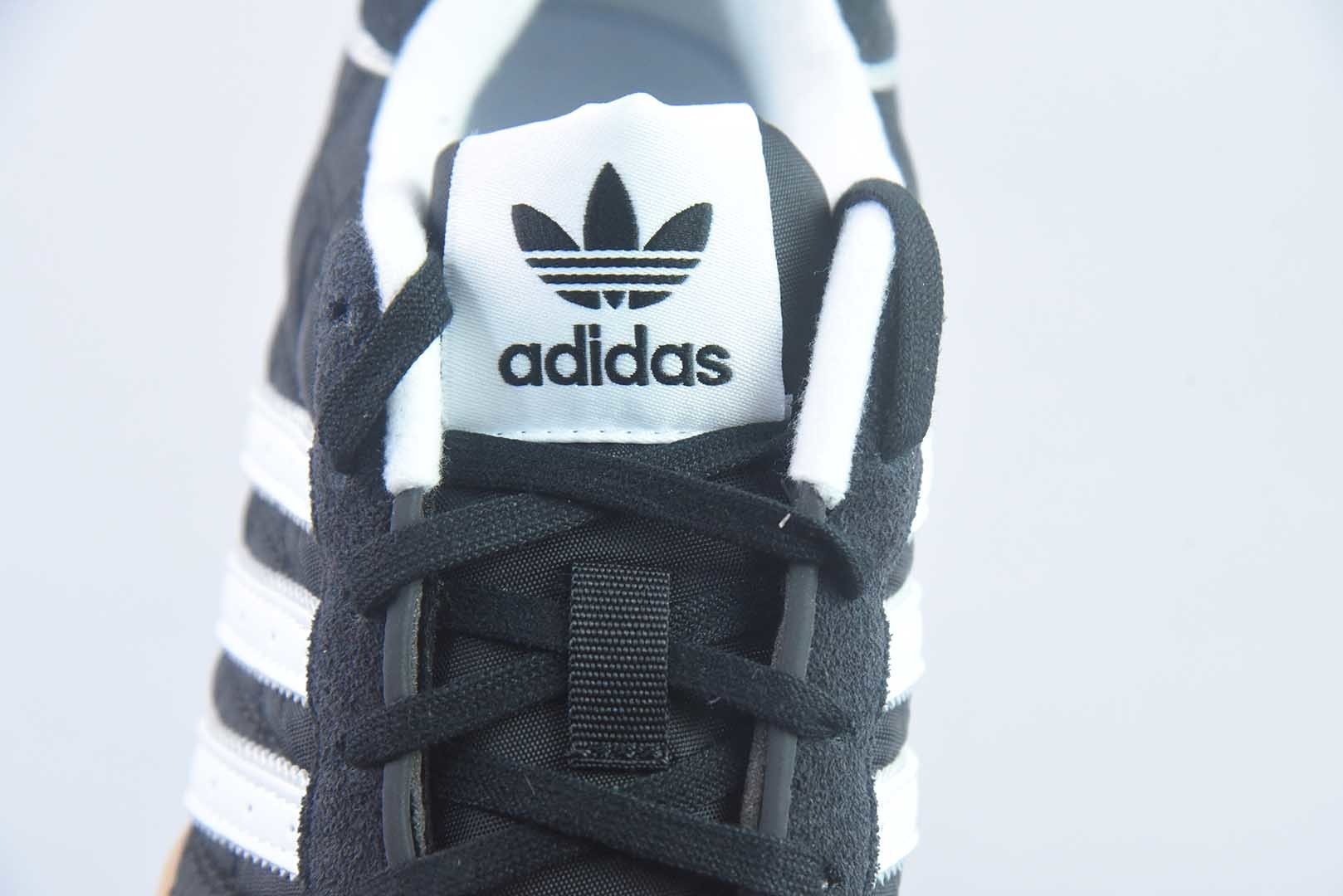 阿迪达斯 Adidas Originals Adiracer Lo 潮流防滑耐磨休闲跑步鞋 货号:黑色生胶JQ5757 纯原版本 实拍细节图