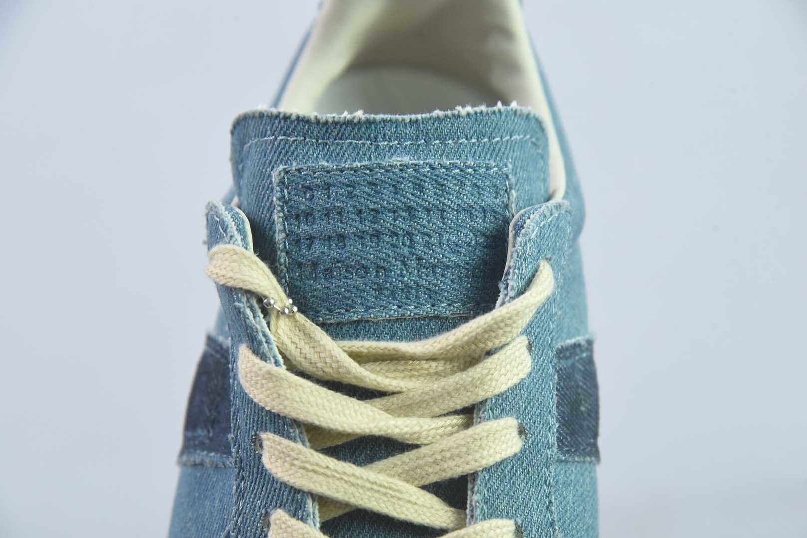 梅森马吉拉 Maison Margiela Replica 蓝色休闲低帮德训鞋 纯原版本 货号：DDN45062238 实拍细节图