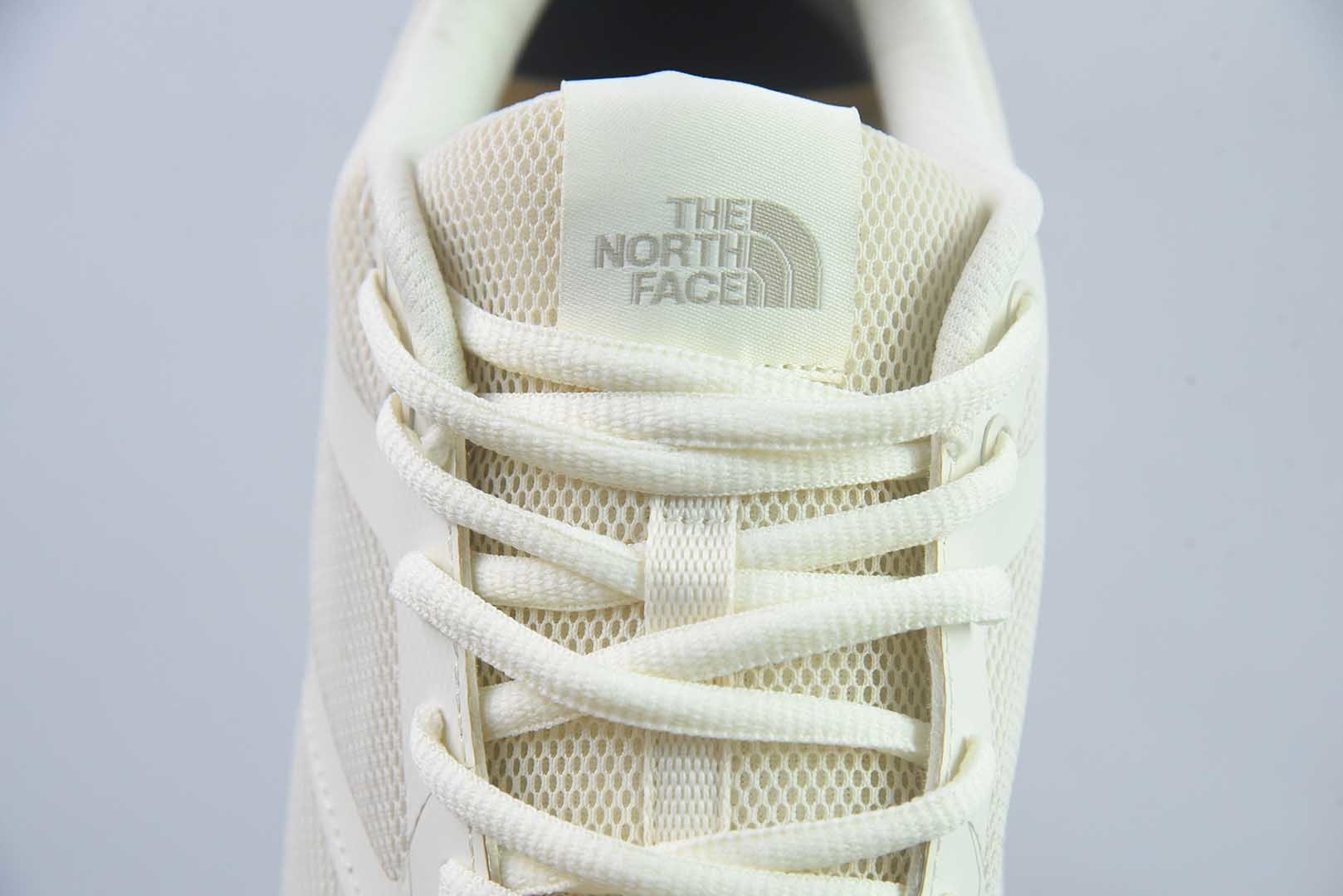 北面 THE NORTH FACE LAY STRIDE 体考舒适柔软涤纶合成革 低帮 休闲 黄色跑步鞋 NS93R02B 纯原版本 货号：米色 实拍细节图
