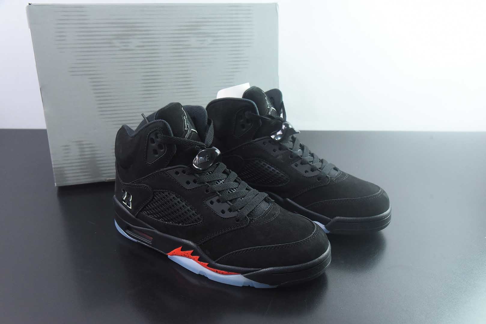 纯原 乔丹 Air Jordan 5 Retro AJ5 乔5 男子文化篮球鞋 万圣节 货号:HQ7978-001 原鞋原纸板开发 原厂材料 原档案数据精美电绣 纸板中底 钢印 等诸多细节均一一还原 主图