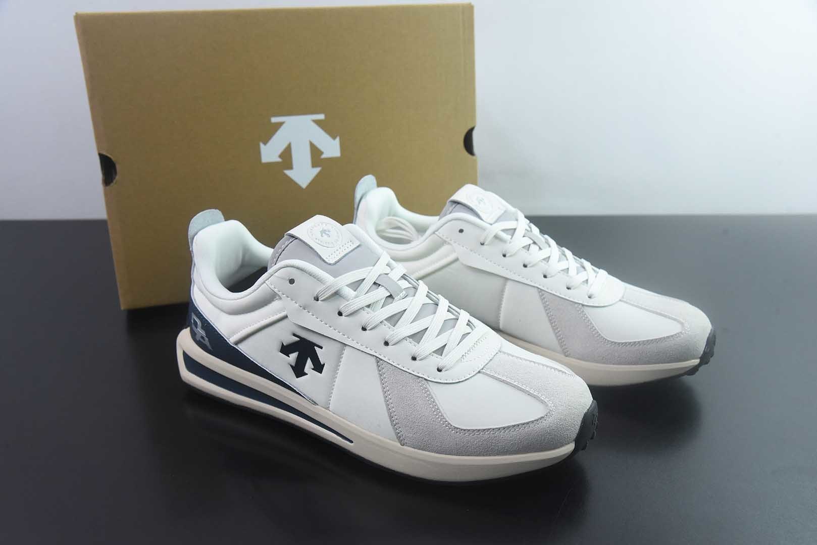 迪桑特DESCENTE Chron Trainer 运动简约 低帮 生活休闲鞋 男女同款 货号:D6331LSN15-DB 纯原版本 主图