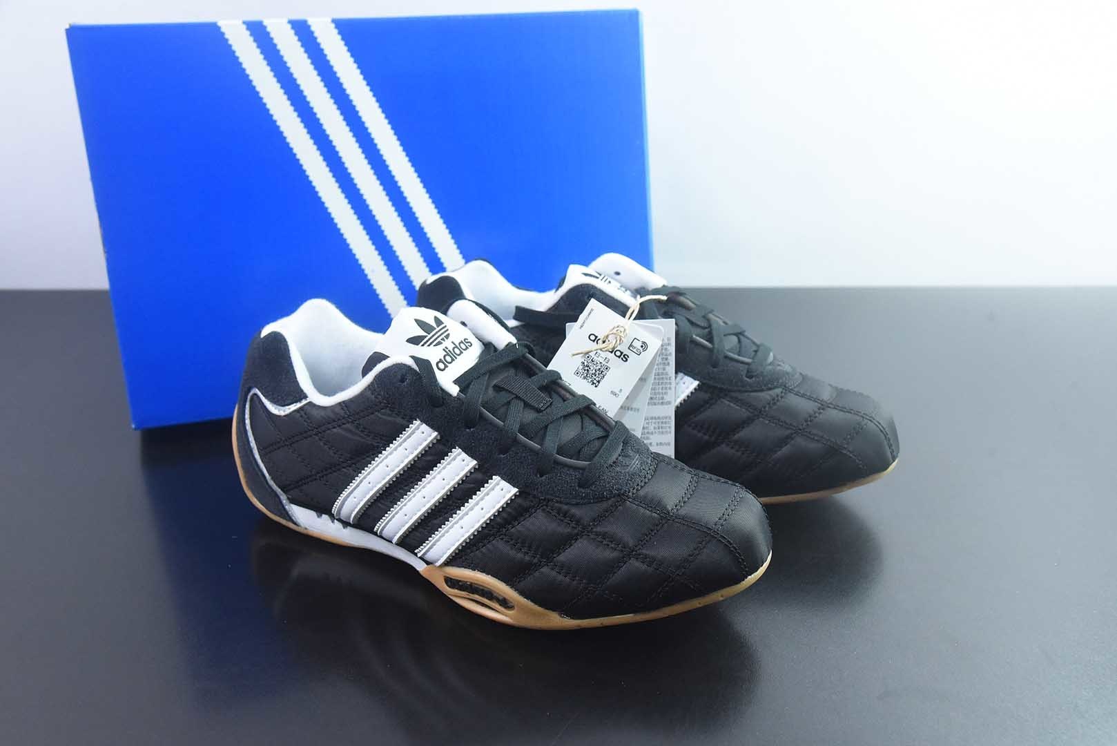 阿迪达斯 Adidas Originals Adiracer Lo 潮流防滑耐磨休闲跑步鞋 货号:黑色生胶JQ5757 纯原版本 主图
