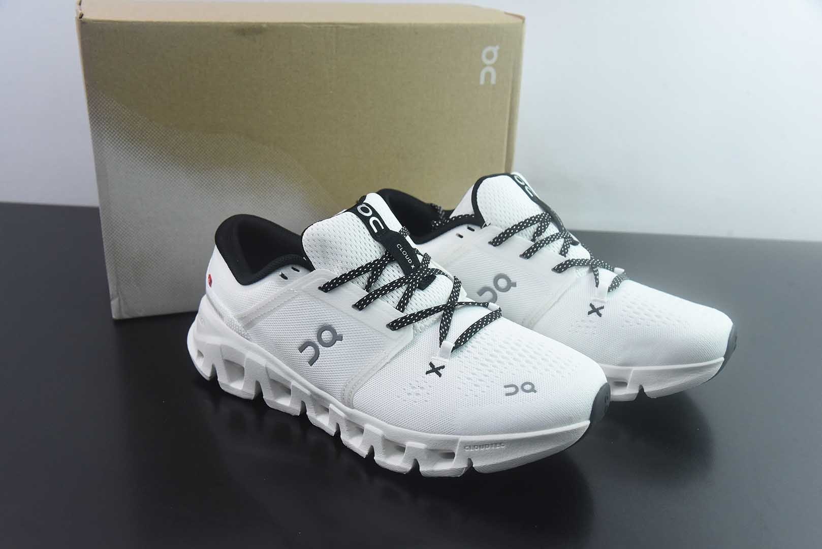 昂跑 ON Cloud X 5 系列 黑白轻量运动休闲鞋 纯原版本 货号:3WG30081043 主图