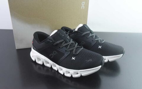 昂跑 ON Cloud X 5 系列 黑色轻量运动休闲鞋 纯原版本 货号：3WG30081043