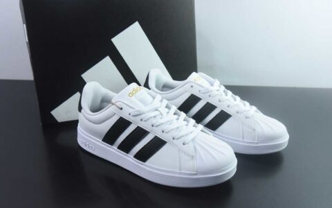 阿迪达斯 Adidas STREETTALK 贝壳头3.0 黑白低帮休闲板鞋 纯原版本 货号：JP8275