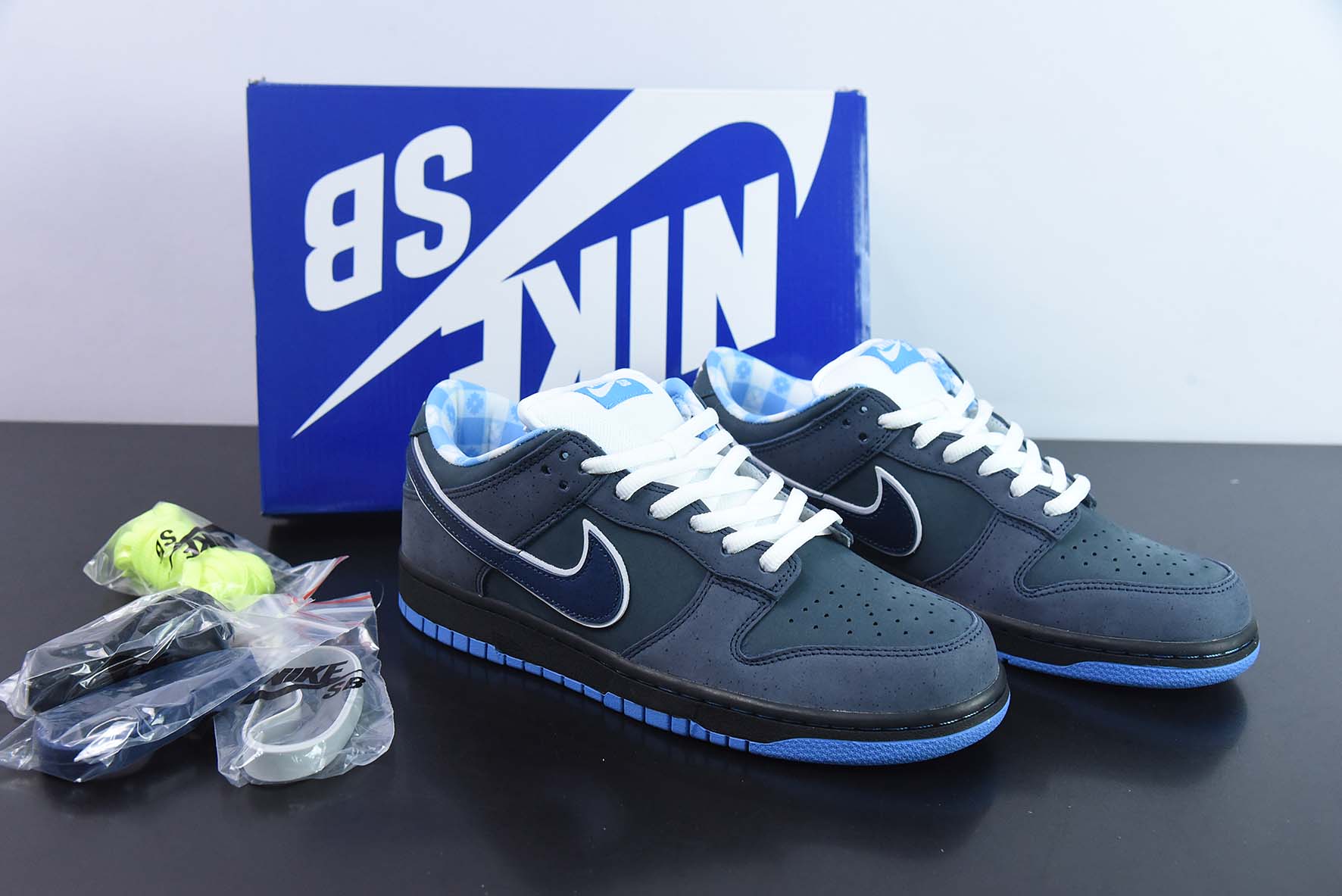 耐克 Nike Dunk SB Low Blue Lobster 龙虾超限量 蓝低帮休闲板鞋 纯原版本 货号:313170-342 主图