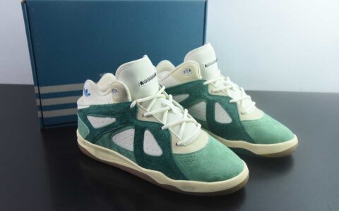 阿迪达斯 Adidas × Bad Bunny Badbo 1.0 坏痞兔联名 绿色高帮篮球鞋 纯原版本 货号：JS1470 主图