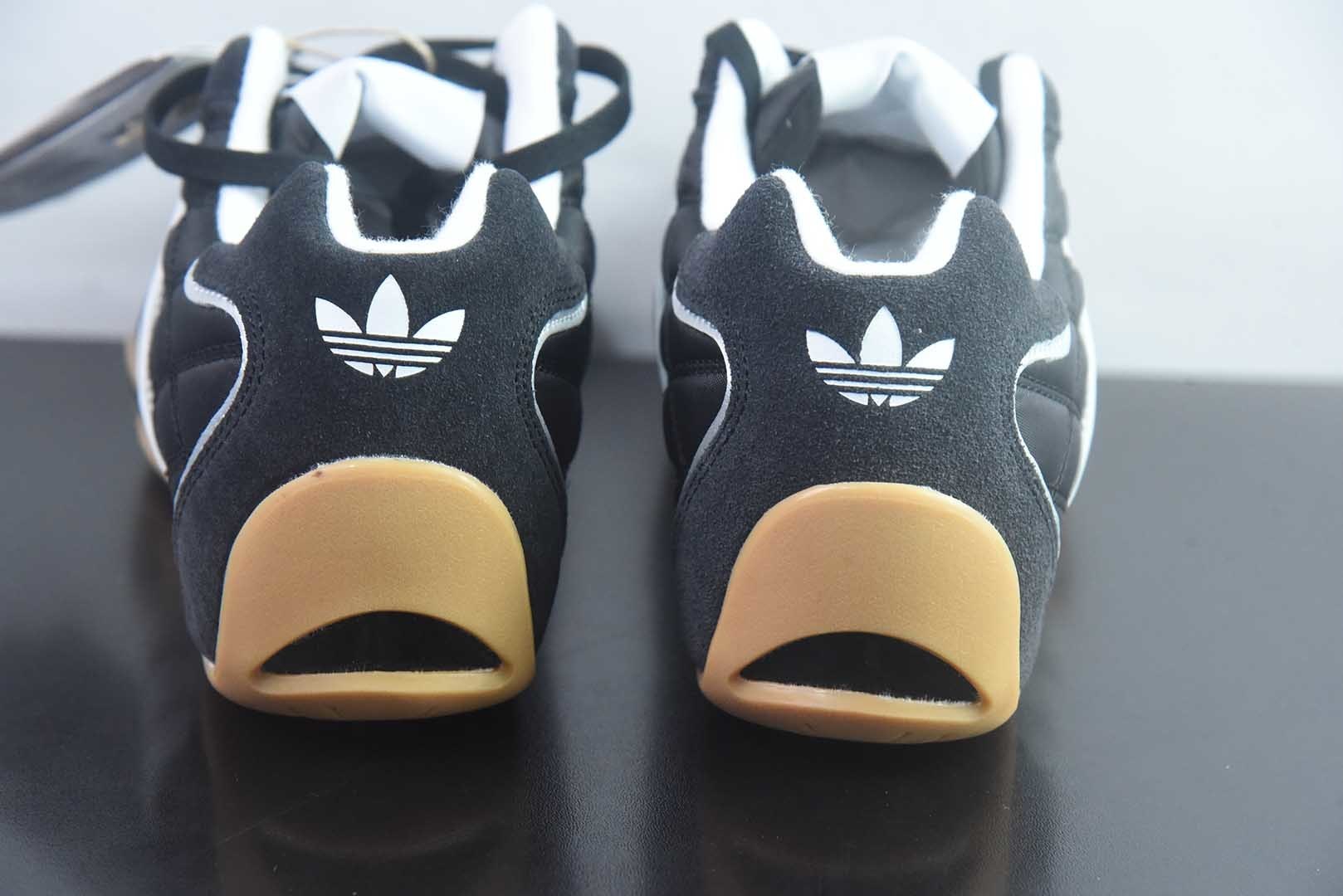阿迪达斯 Adidas Originals Adiracer Lo 潮流防滑耐磨休闲跑步鞋 货号:黑色生胶JQ5757 纯原版本 实拍细节图